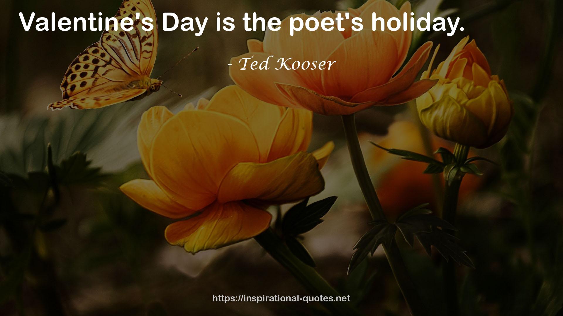Ted Kooser QUOTES