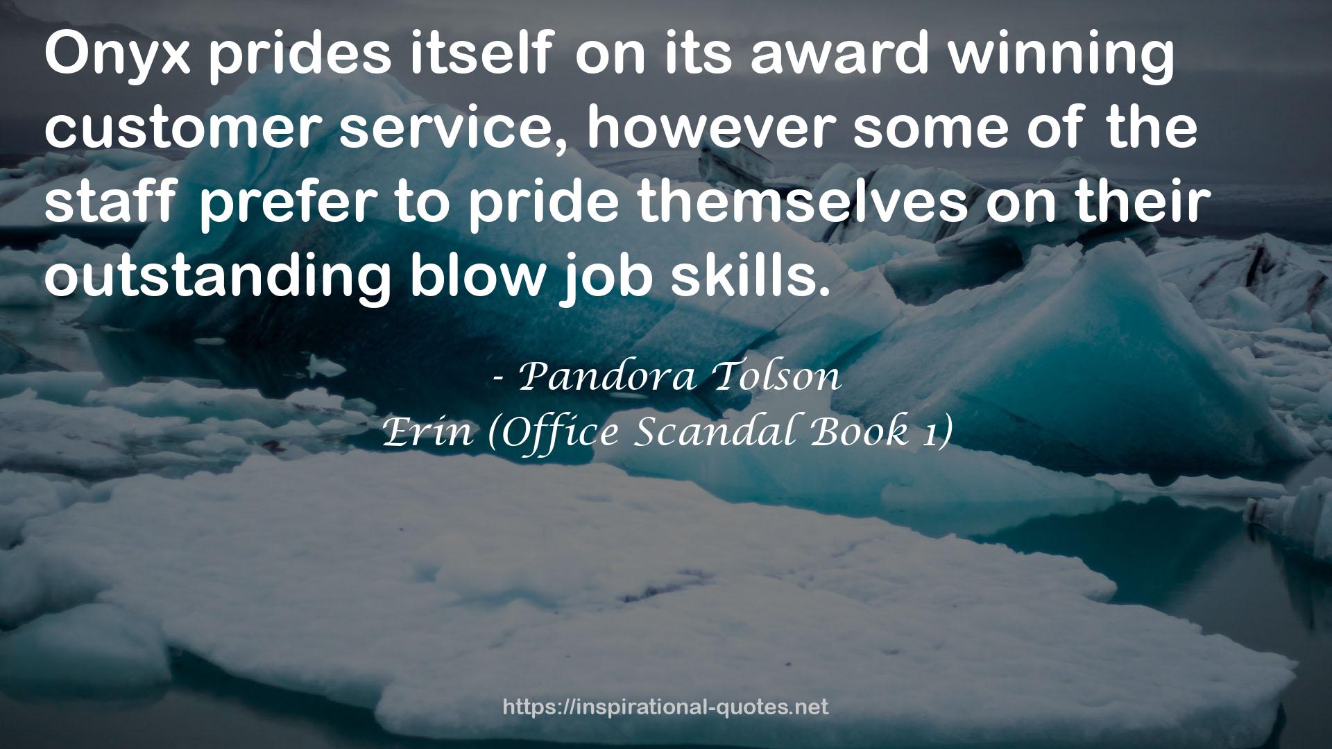 Pandora Tolson QUOTES