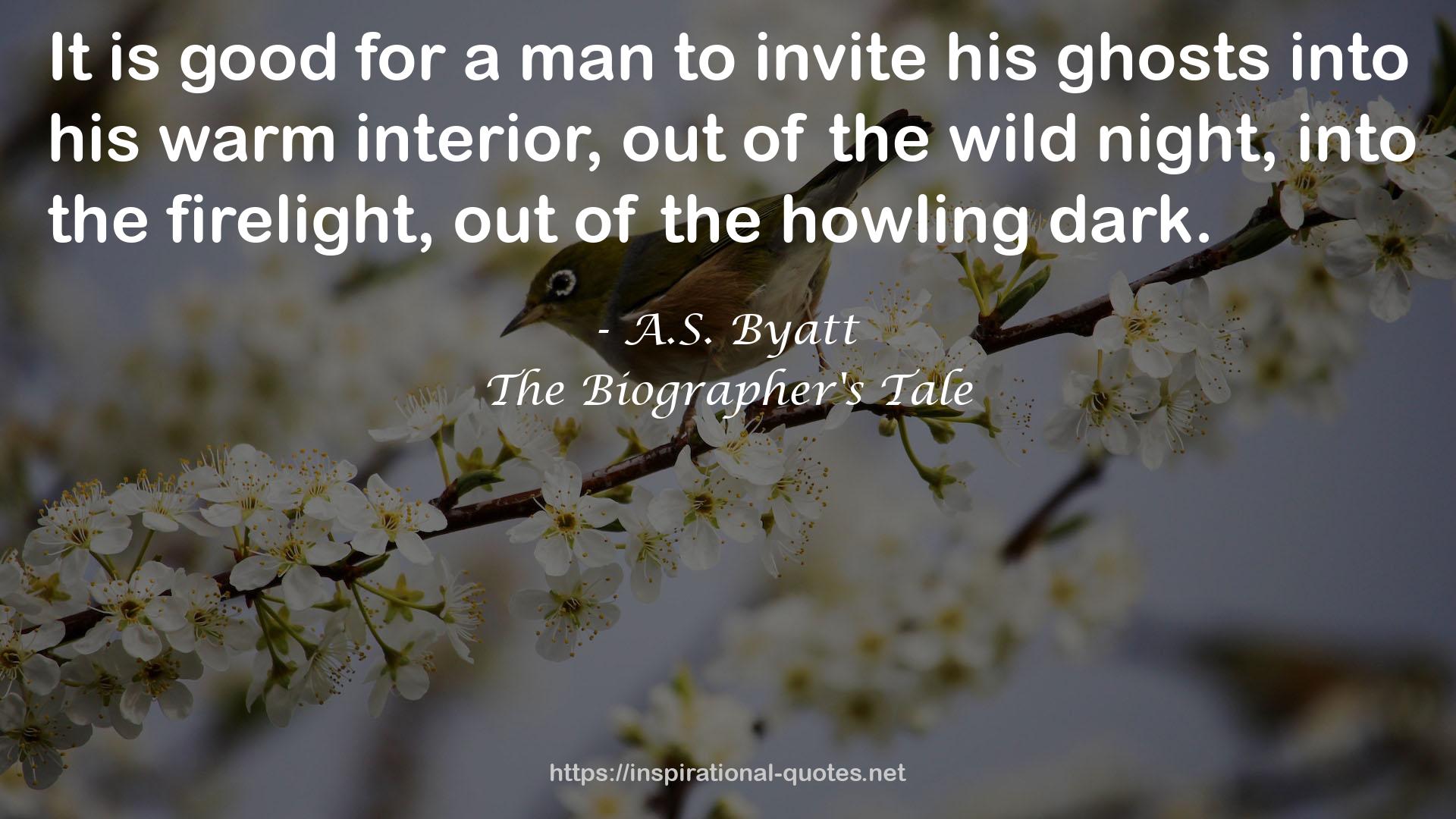 The Biographer's Tale QUOTES