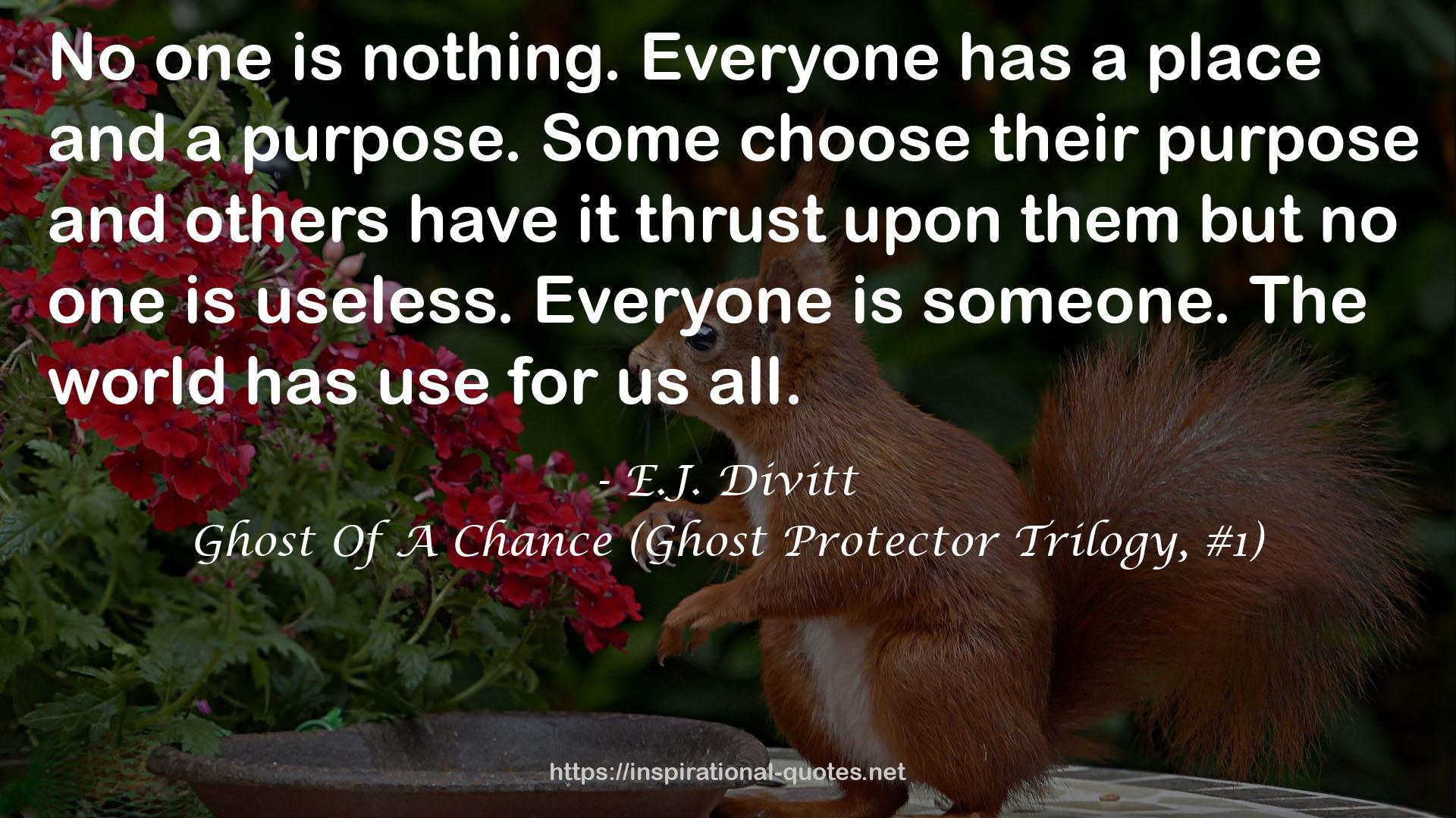 Ghost Of A Chance (Ghost Protector Trilogy, #1) QUOTES