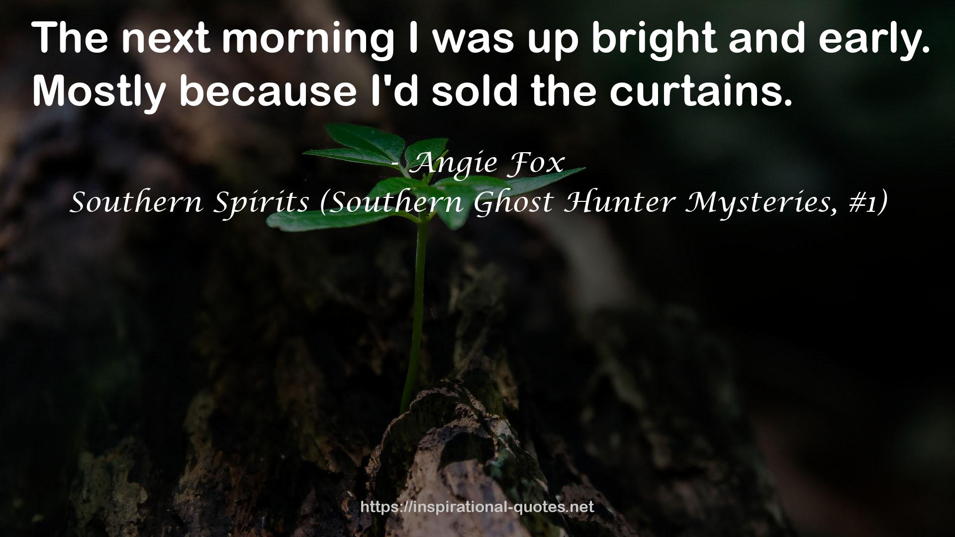 Southern Spirits (Southern Ghost Hunter Mysteries, #1) QUOTES