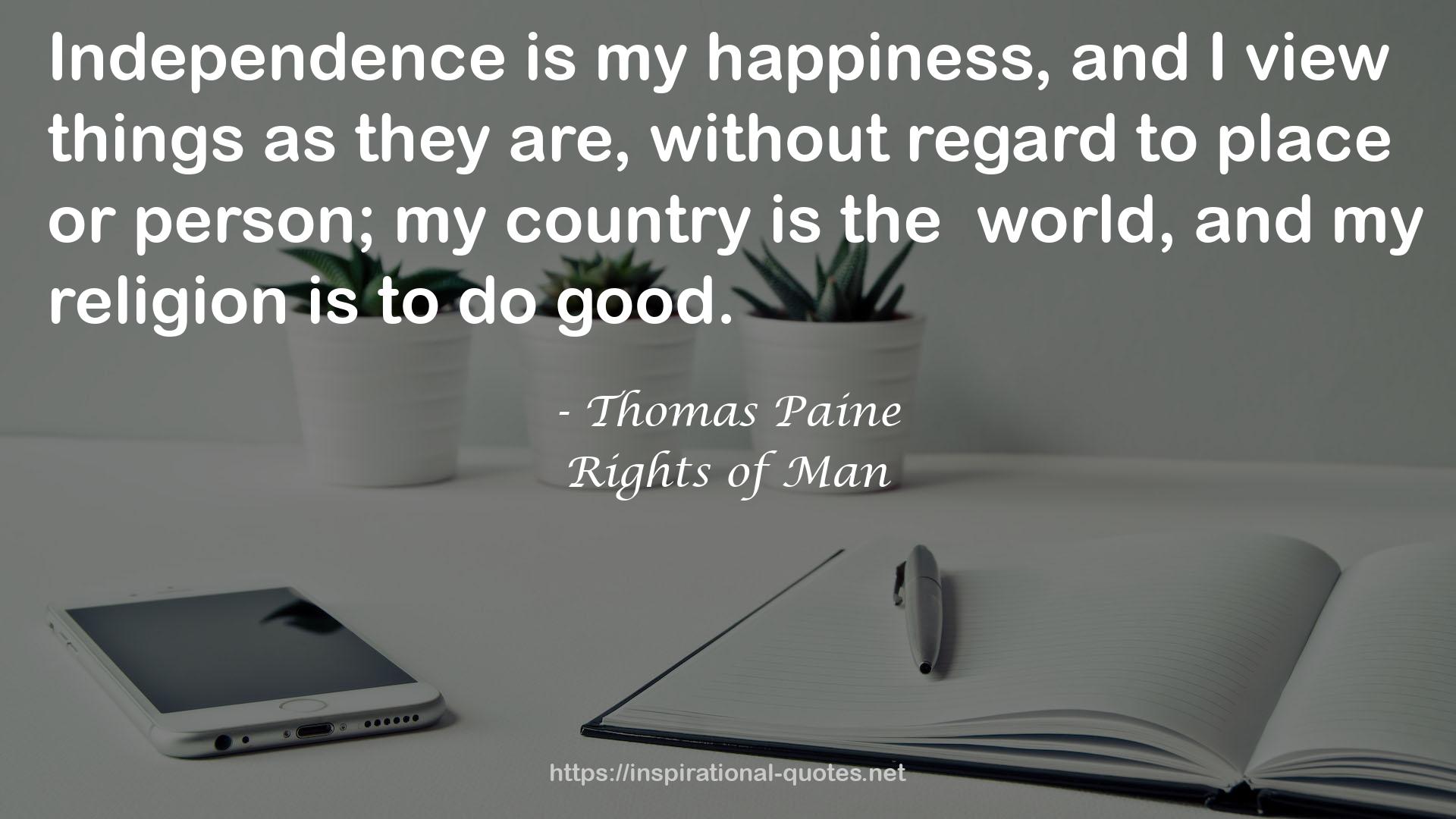 Rights of Man QUOTES