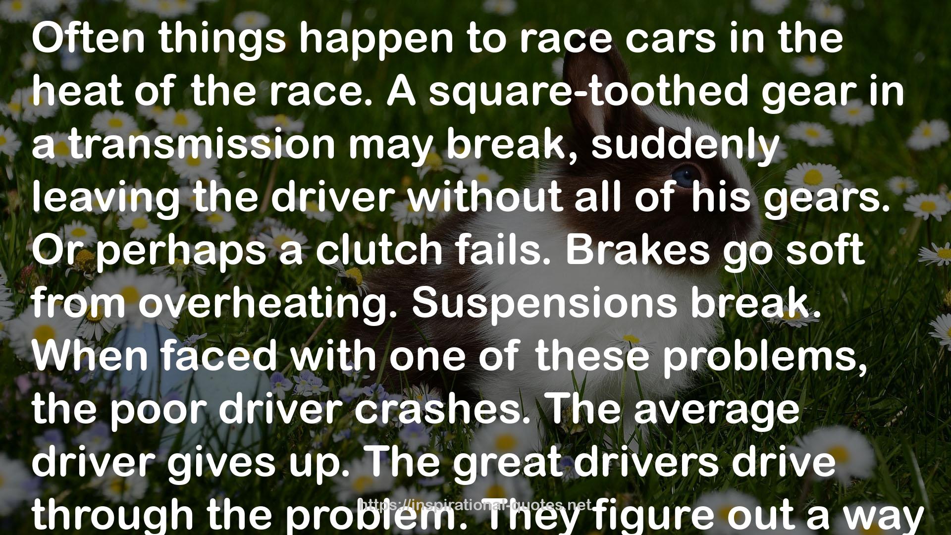 racer  QUOTES