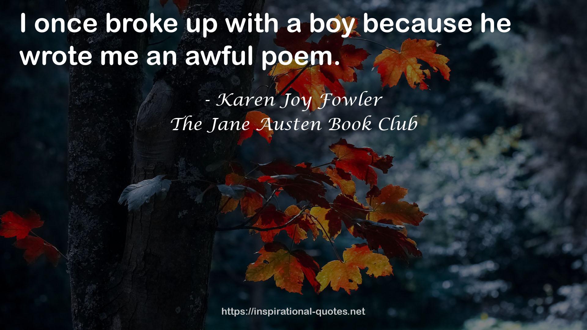 The Jane Austen Book Club QUOTES