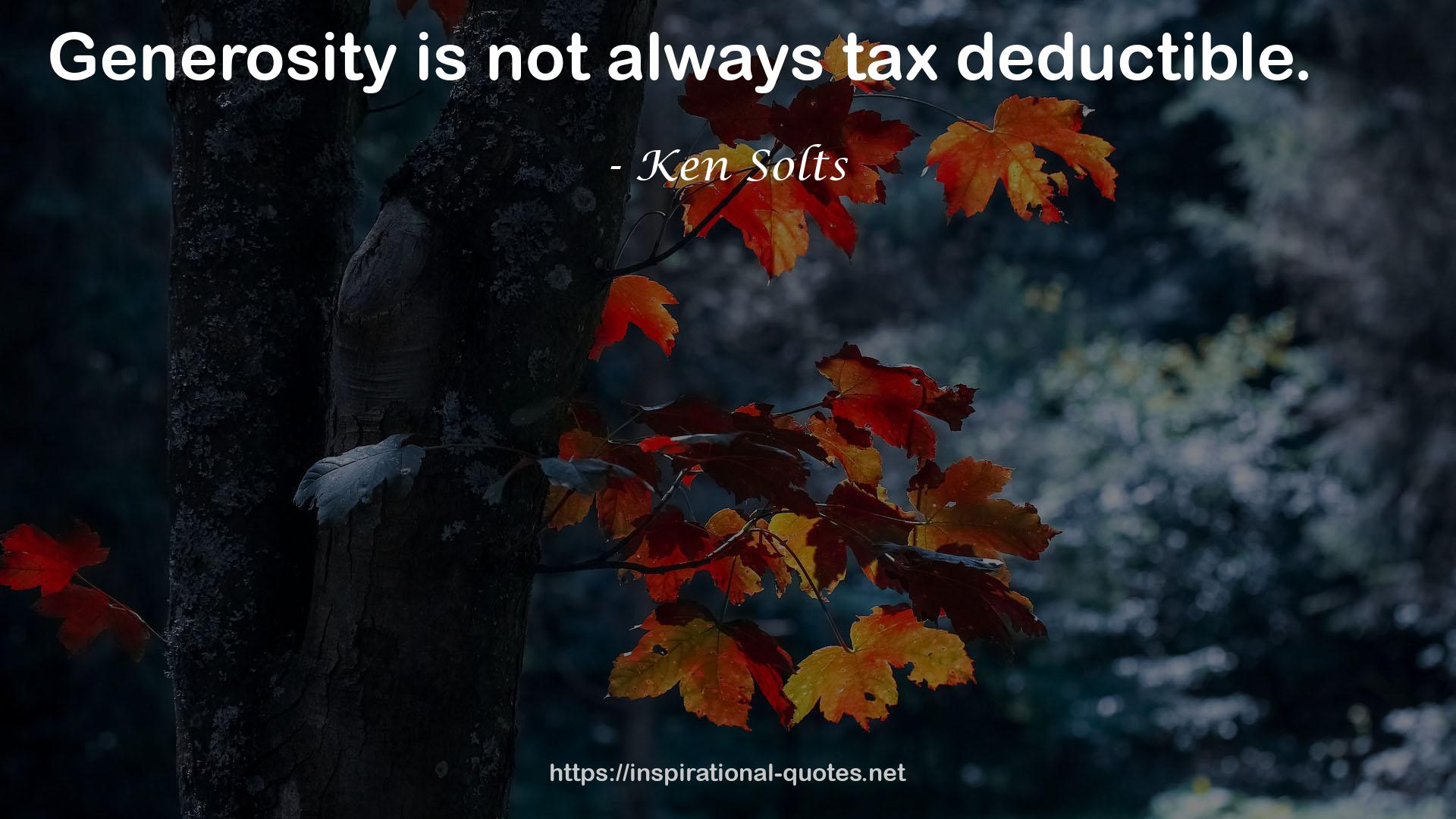 Ken Solts QUOTES