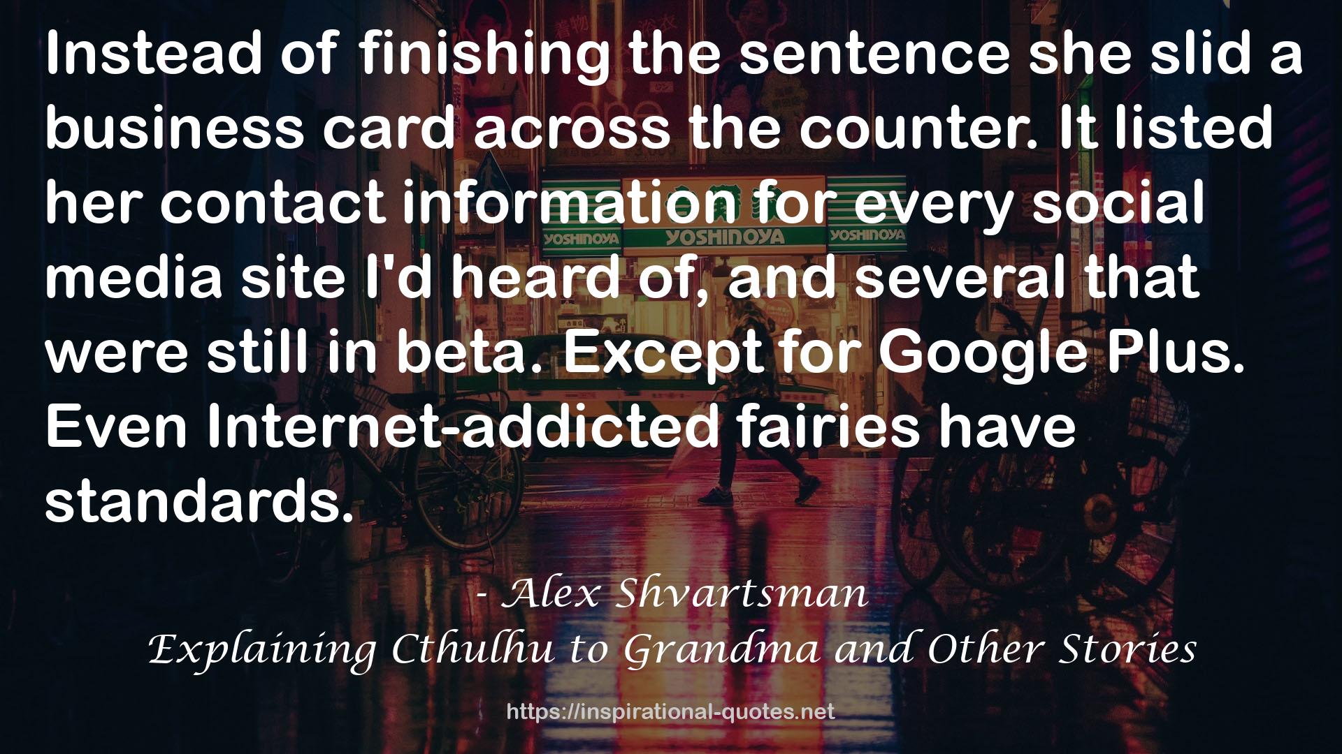 Alex Shvartsman QUOTES