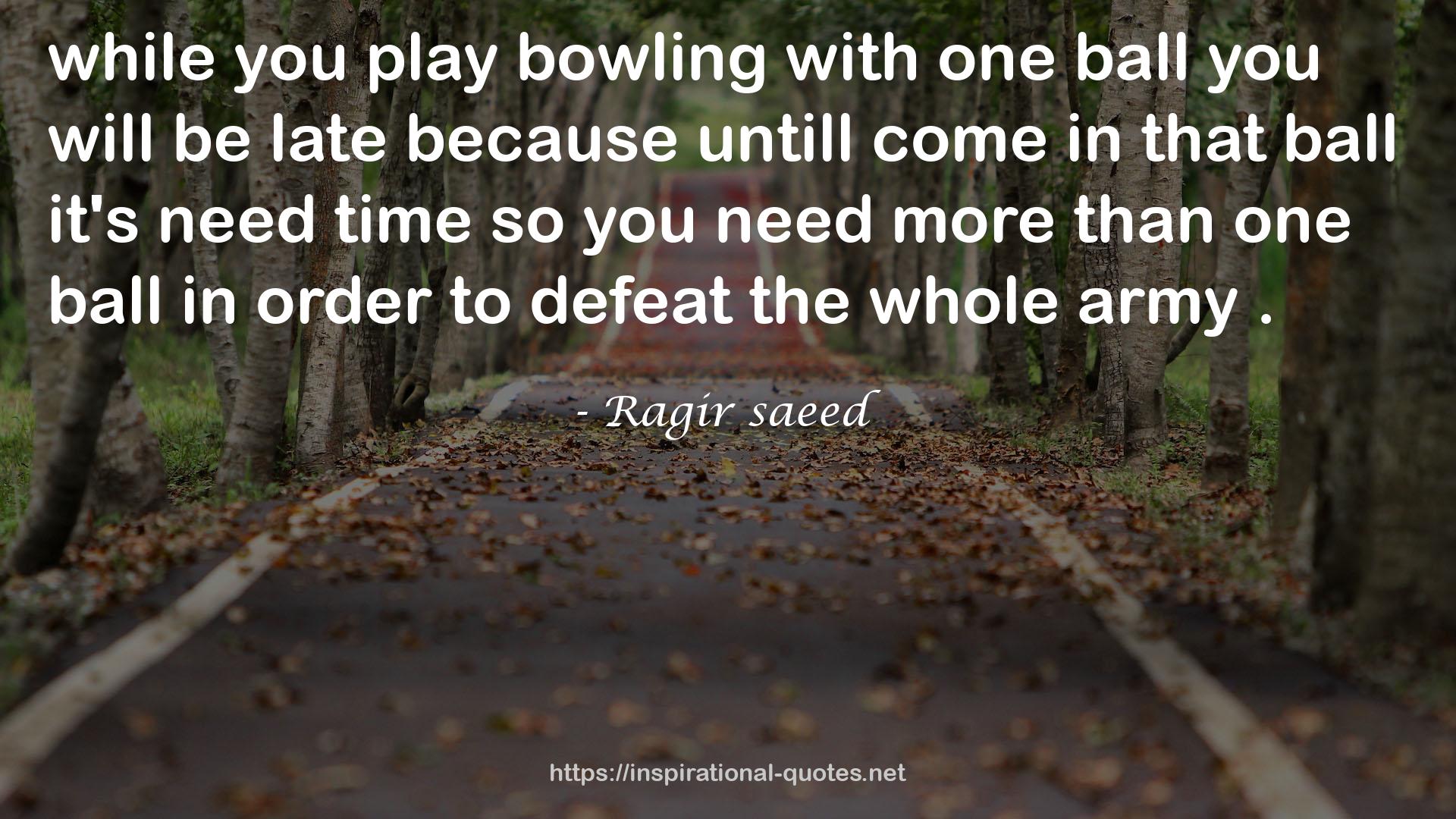 Ragir saeed QUOTES