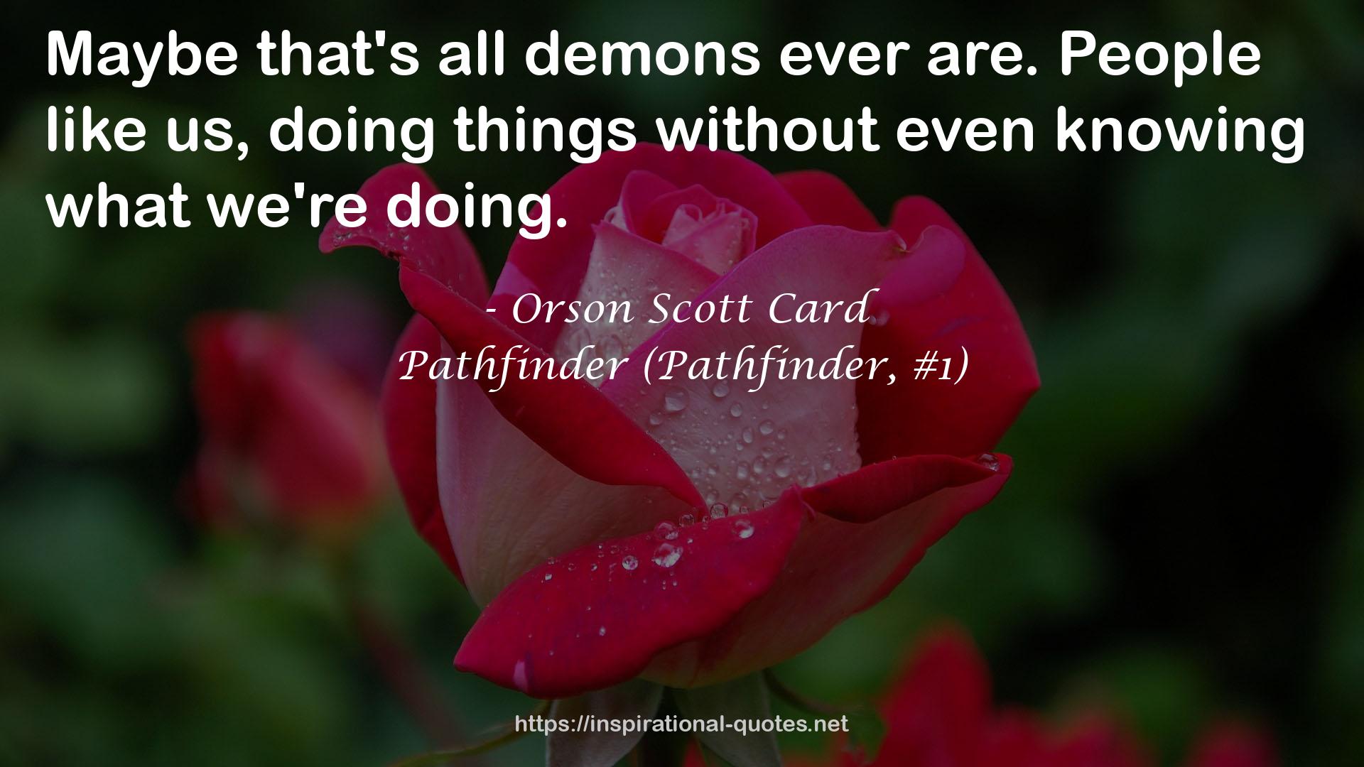 all demons  QUOTES