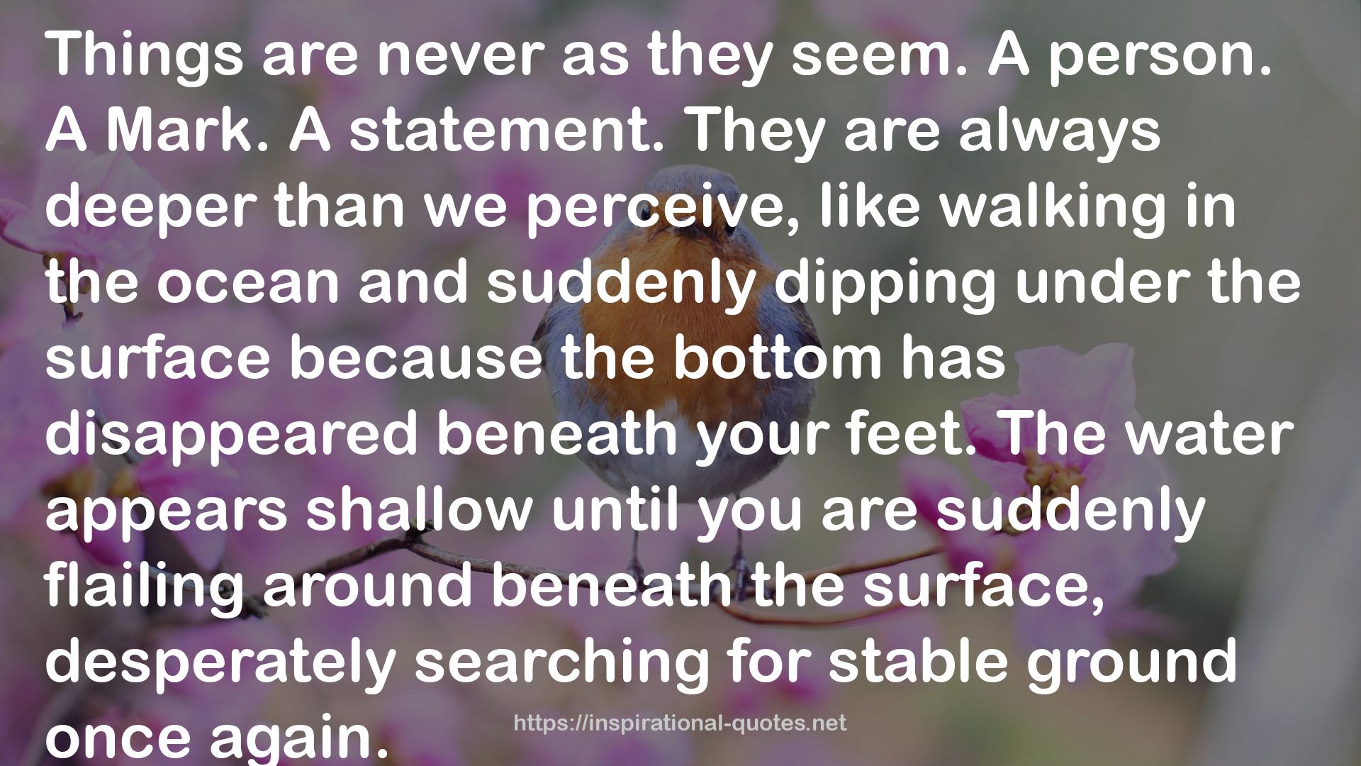 stable ground  QUOTES