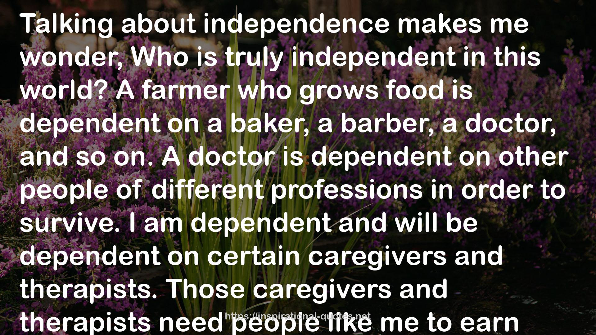 different professions  QUOTES