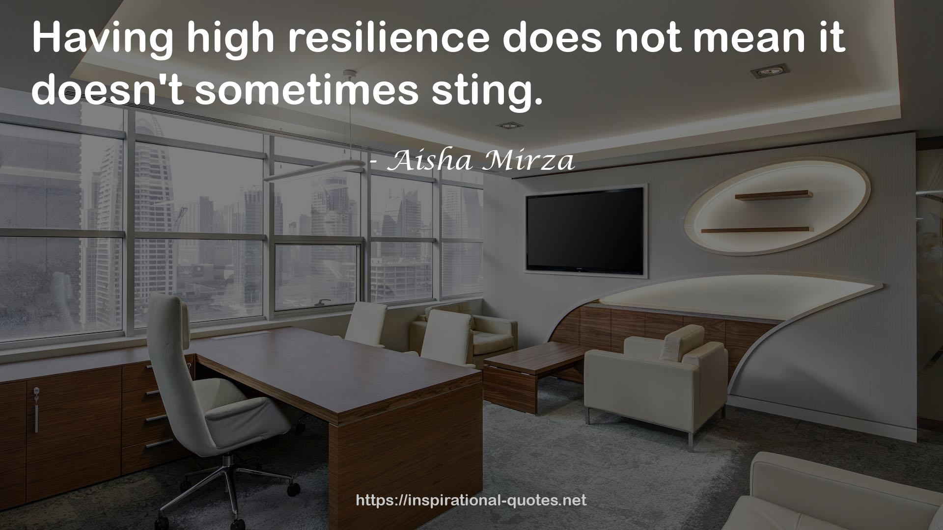 high resilience  QUOTES