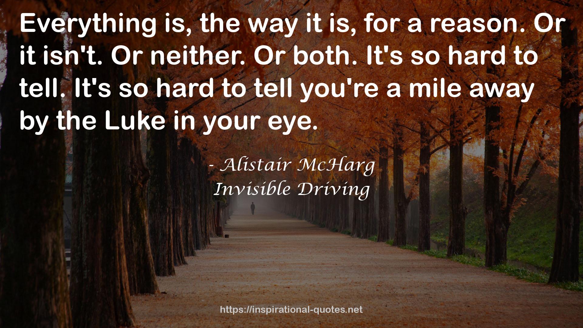 Alistair McHarg QUOTES
