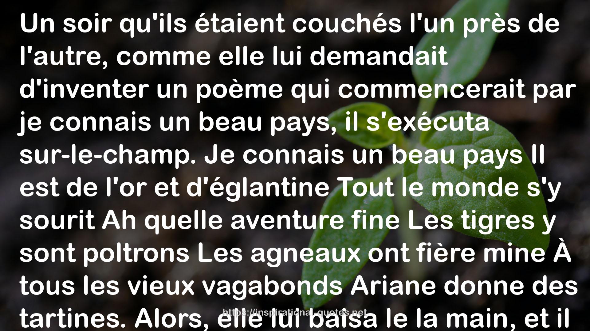 couchés  QUOTES