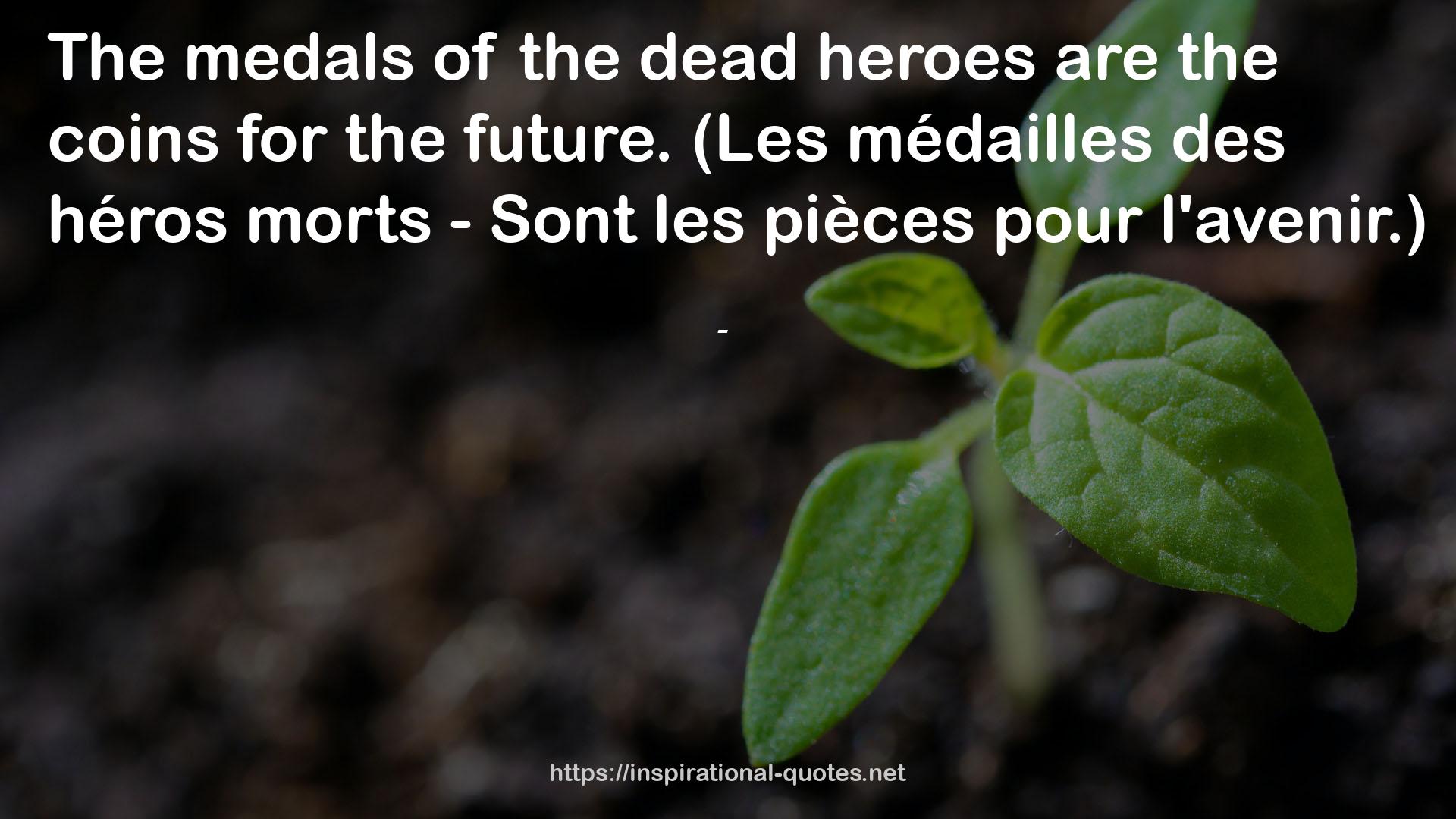 the dead heroes  QUOTES