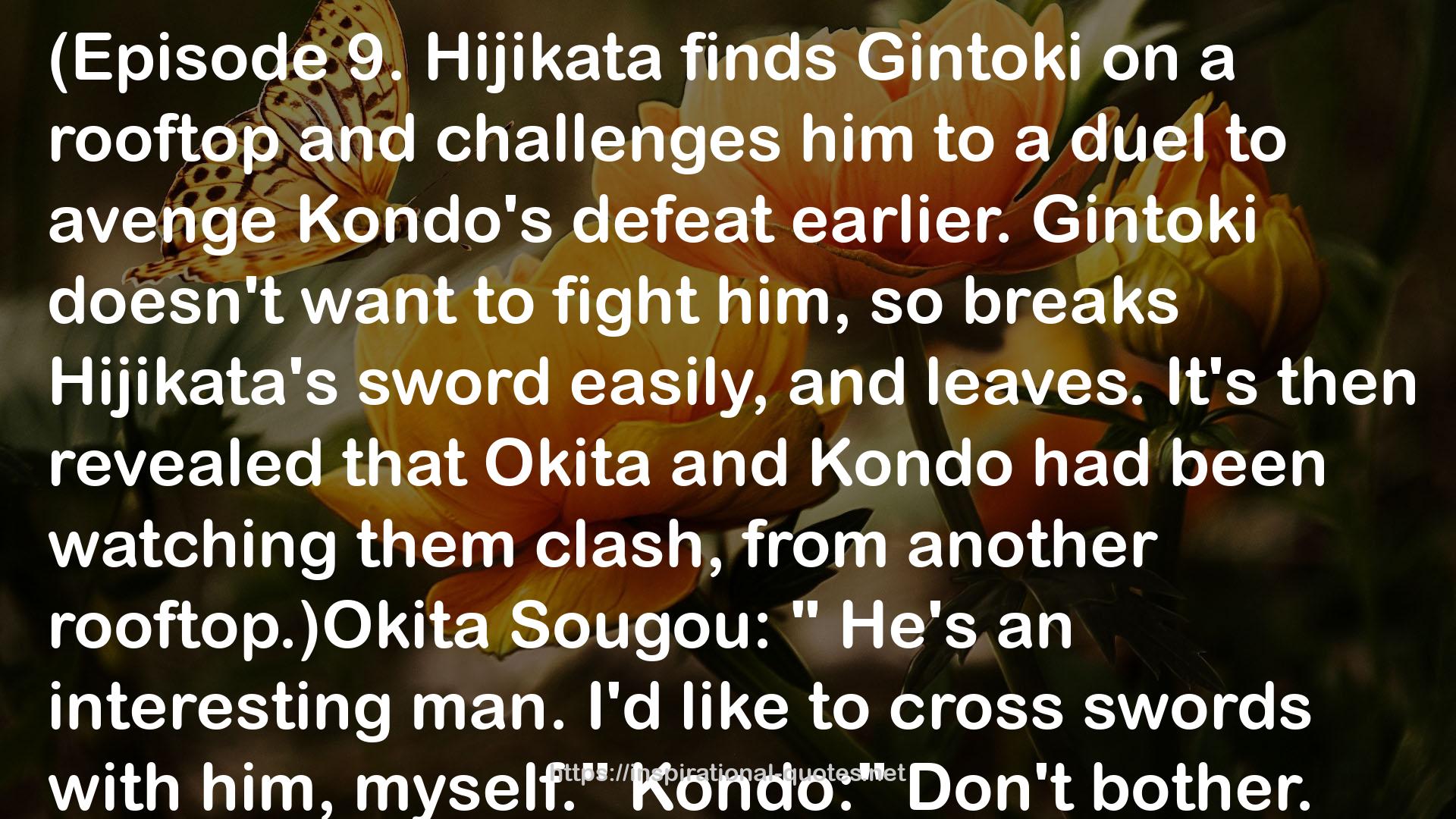 Hijikata  QUOTES