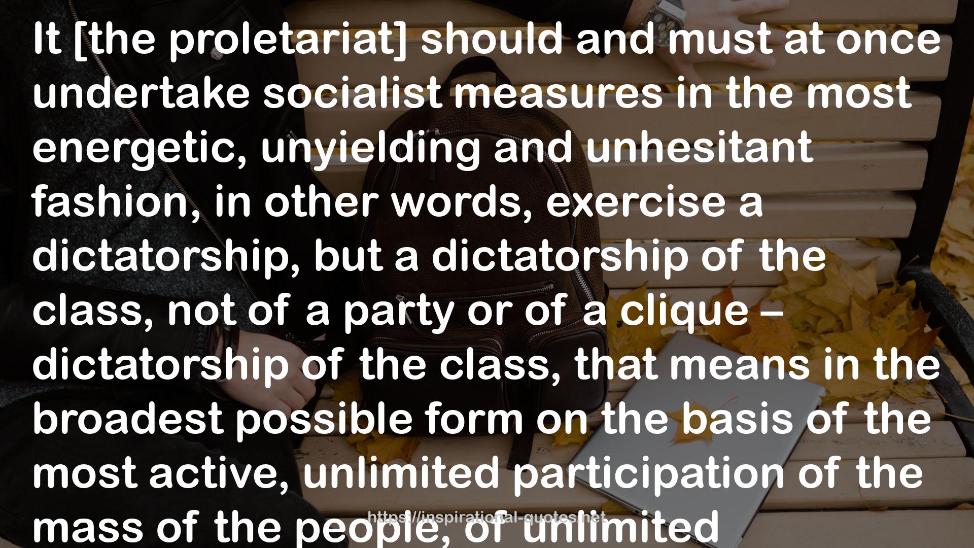 The Russian Revolution QUOTES