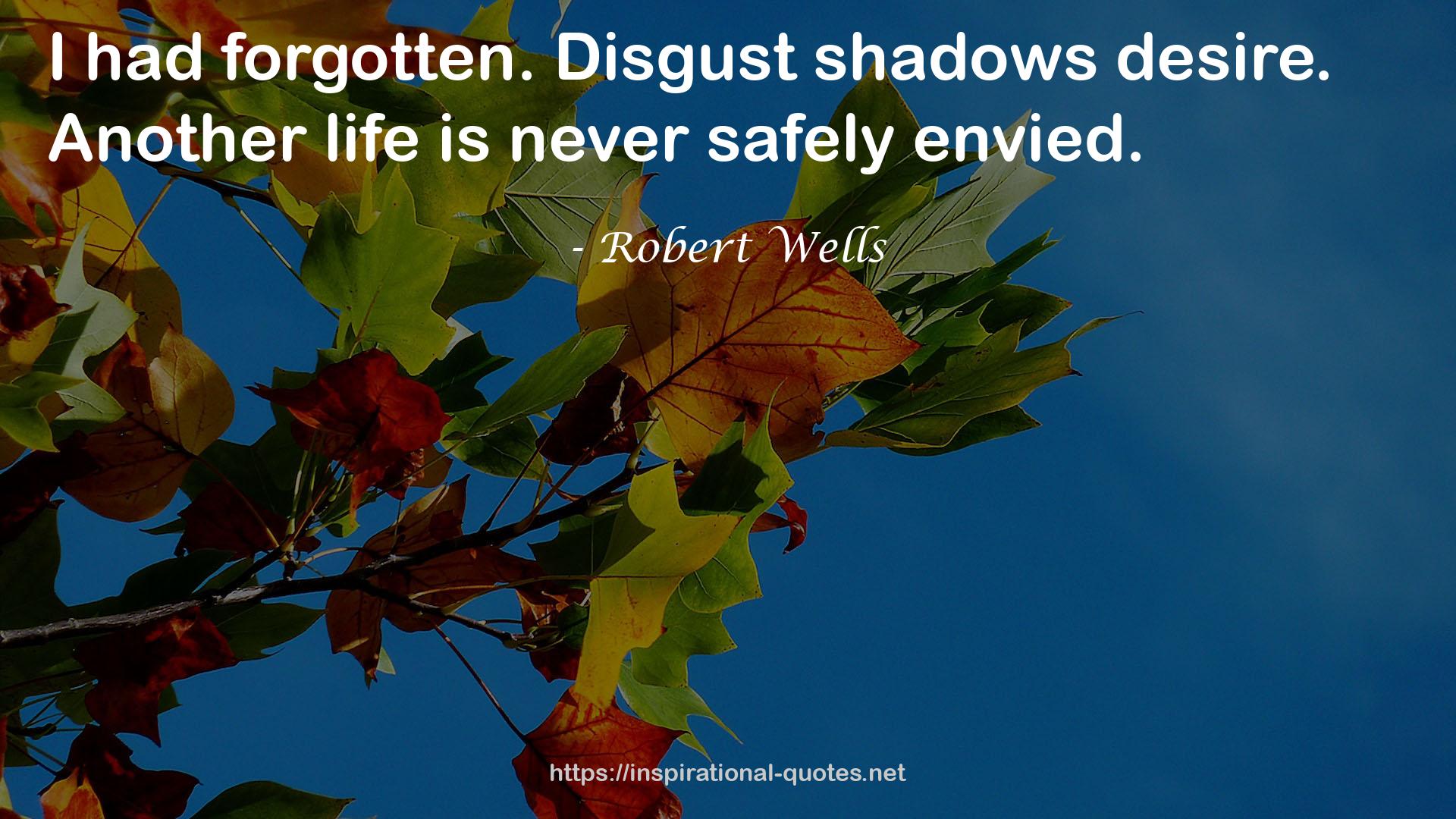 Robert Wells QUOTES