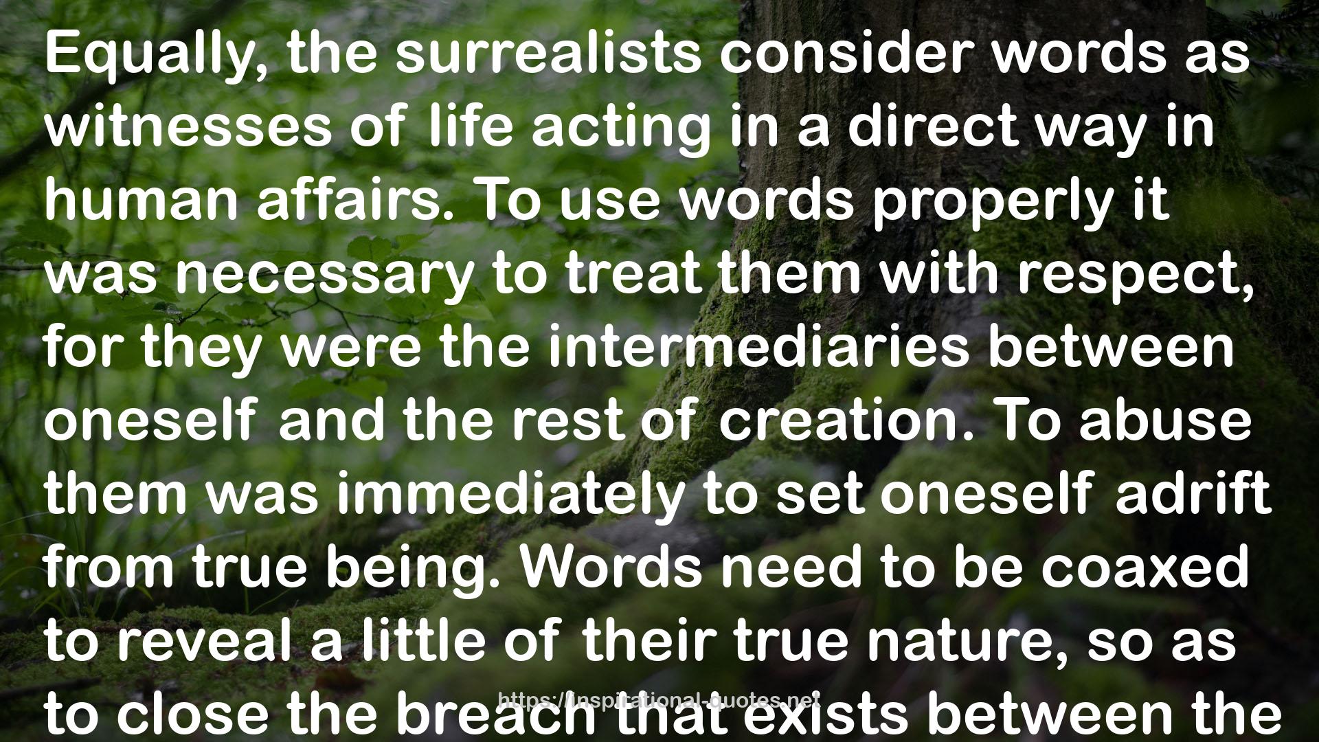 The Myth of the World: Surrealism 2 QUOTES