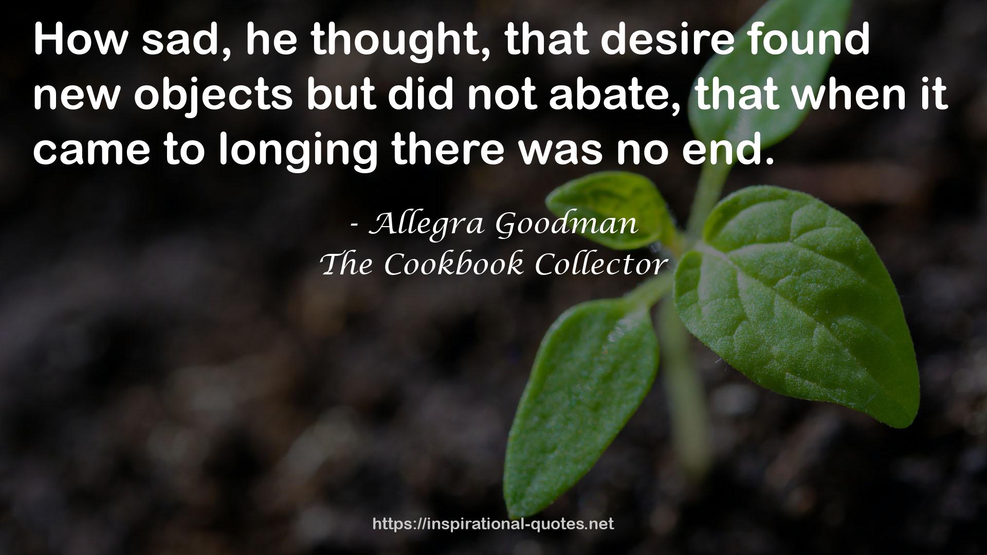 The Cookbook Collector QUOTES
