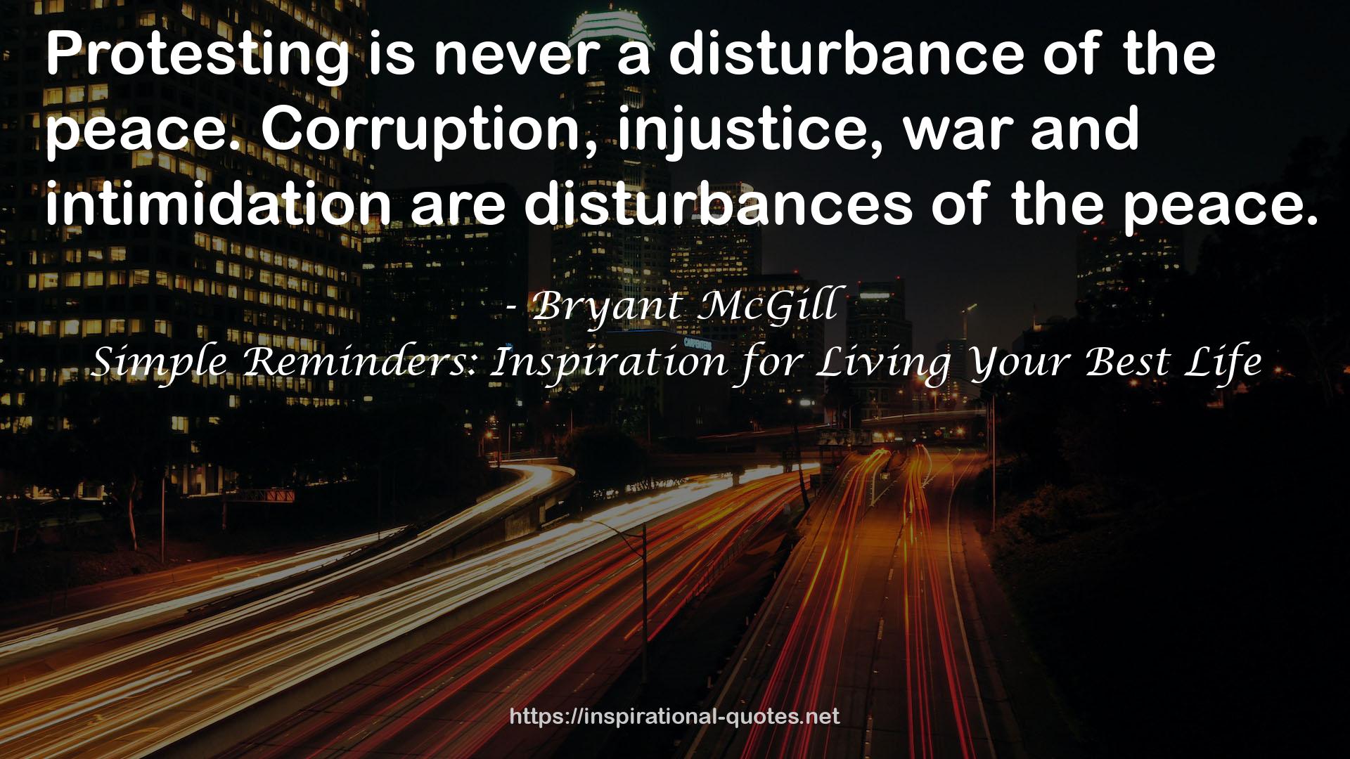 disturbances  QUOTES