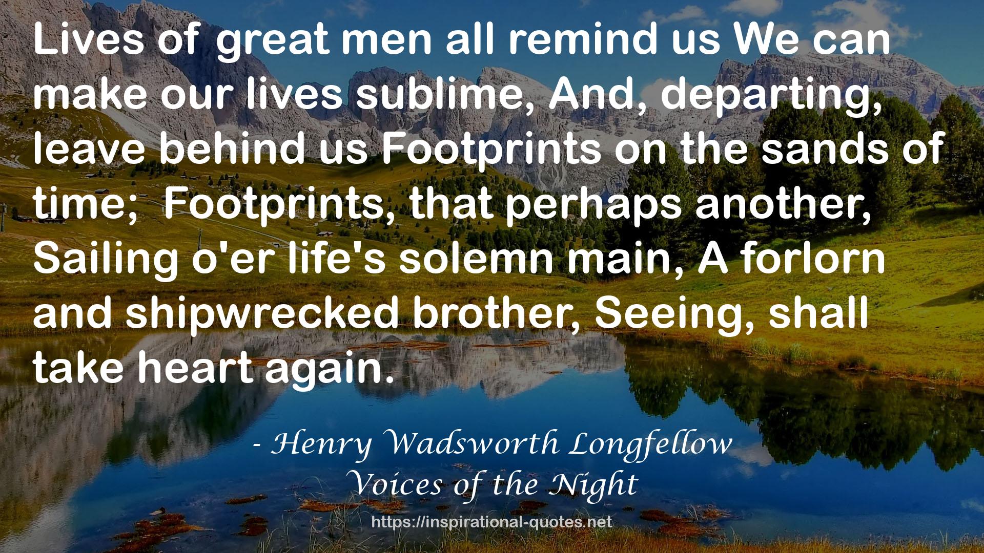 Henry Wadsworth Longfellow QUOTES
