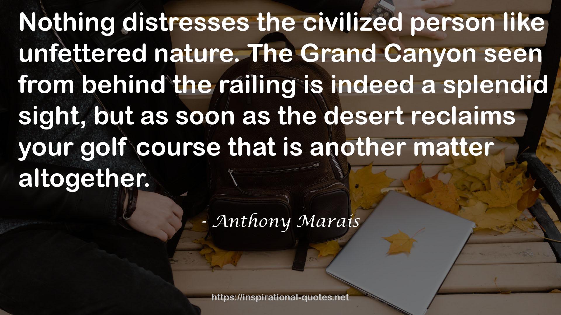 Anthony Marais QUOTES