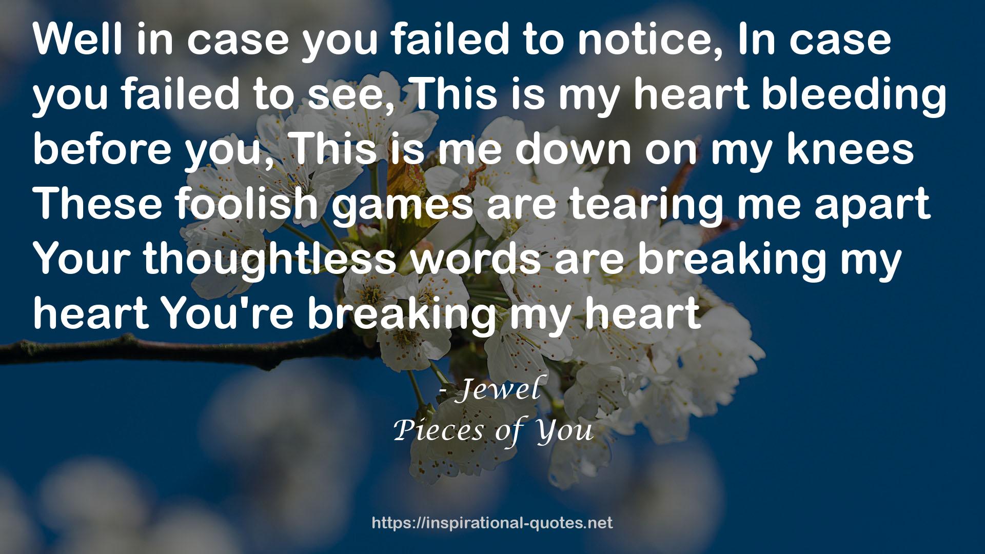 Pieces of You QUOTES