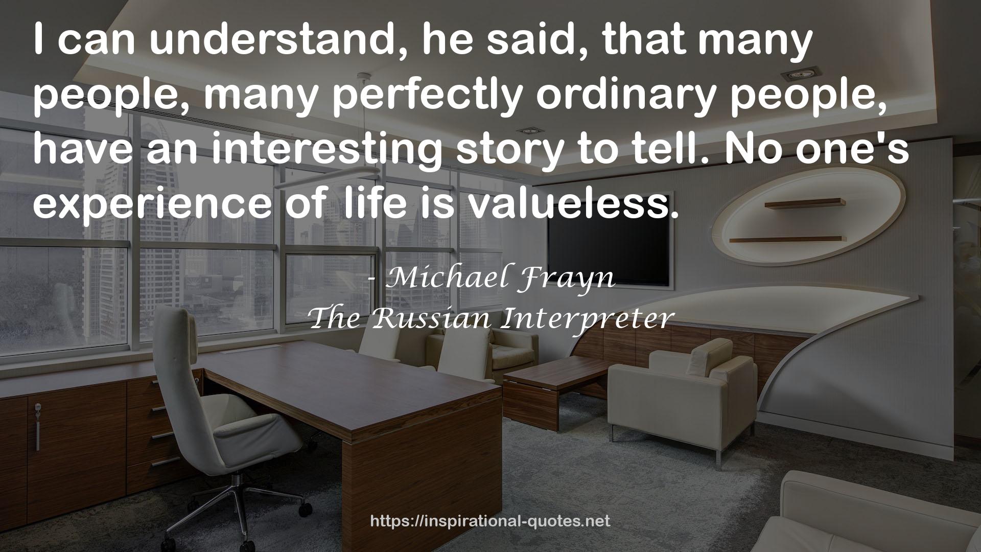 The Russian Interpreter QUOTES