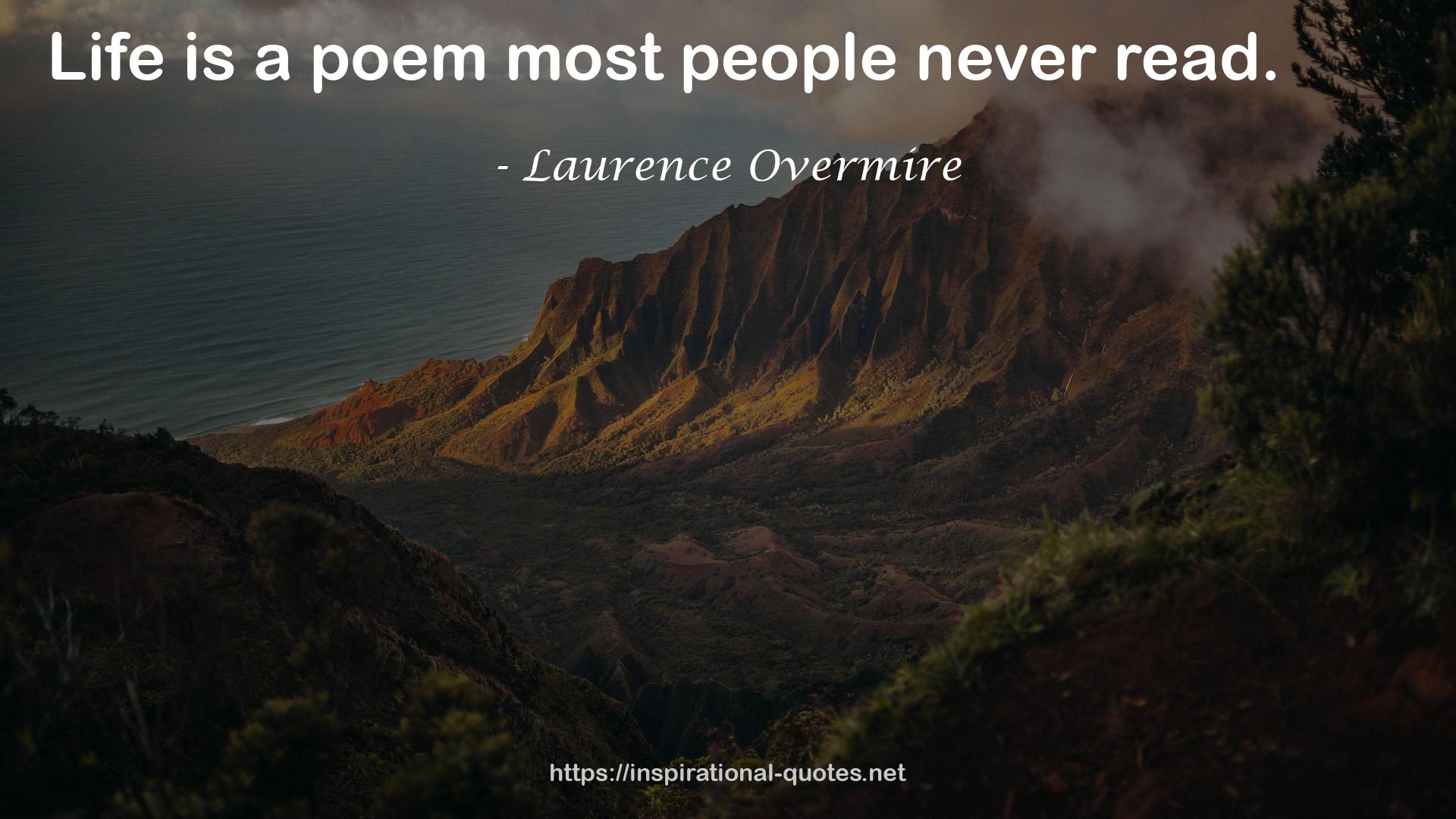 Laurence Overmire QUOTES