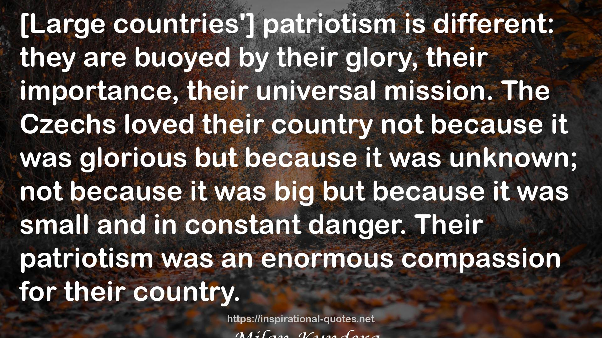 Their patriotism  QUOTES