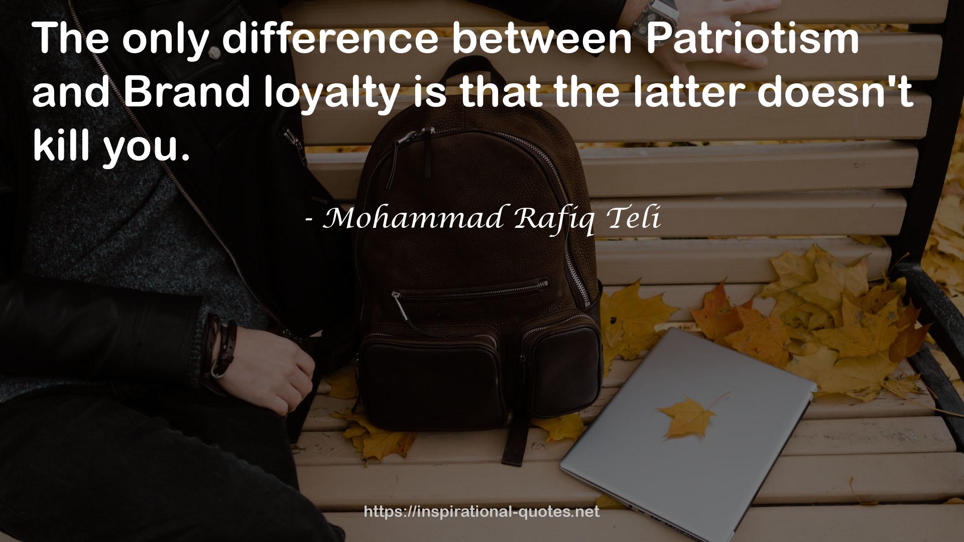 Brand loyalty  QUOTES