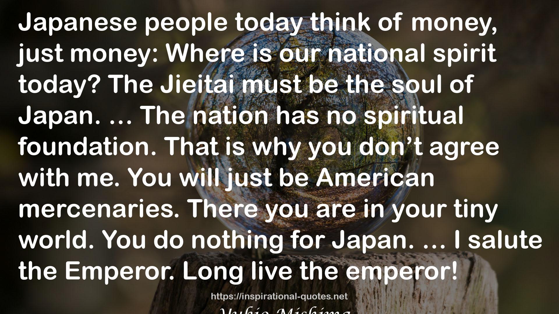 our national spirit  QUOTES