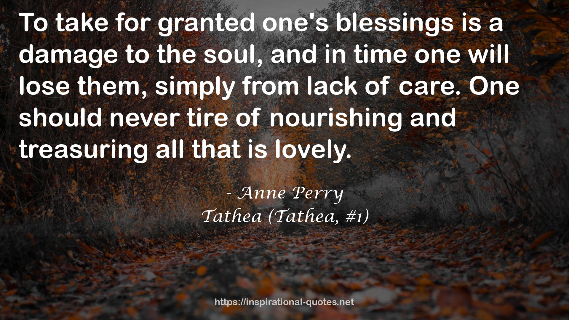 one's blessings  QUOTES