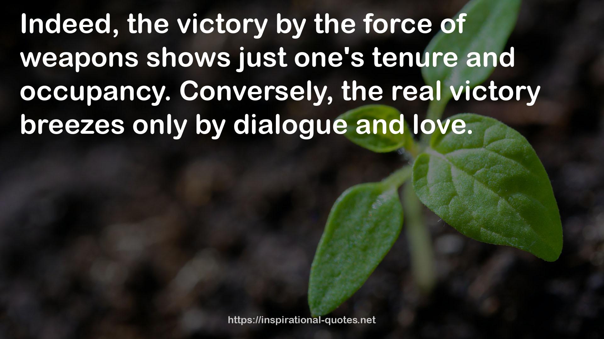 the victory  QUOTES