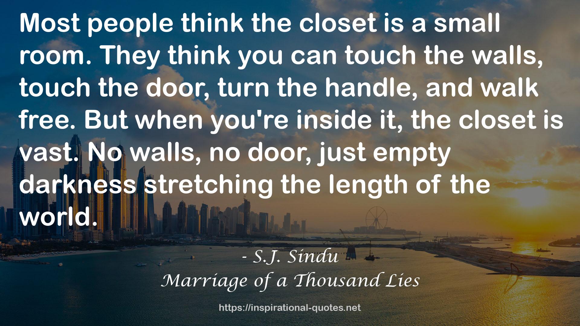 Marriage of a Thousand Lies QUOTES