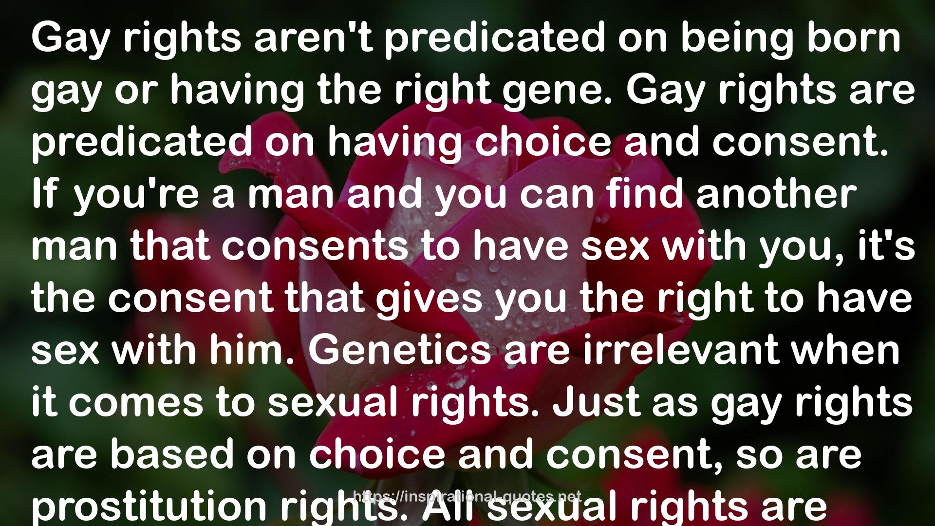 All sexual rights  QUOTES