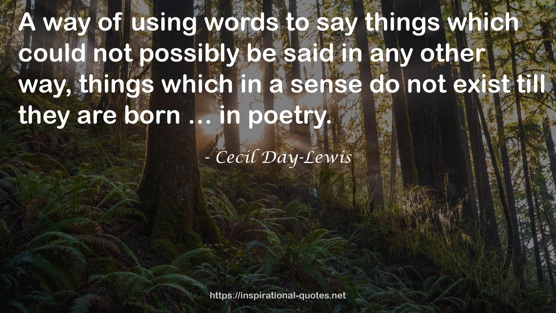 Cecil Day-Lewis QUOTES