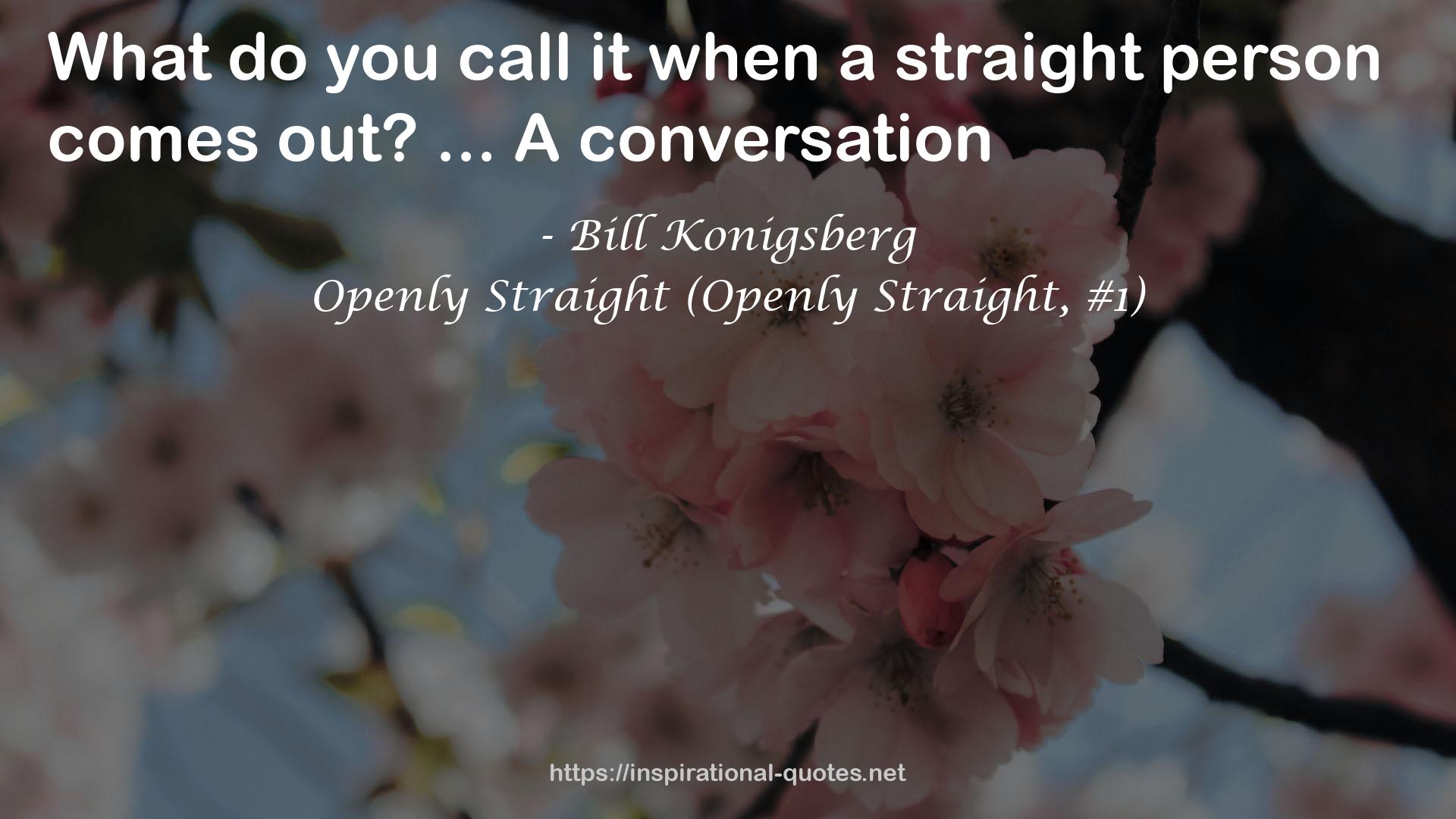 a straight person  QUOTES