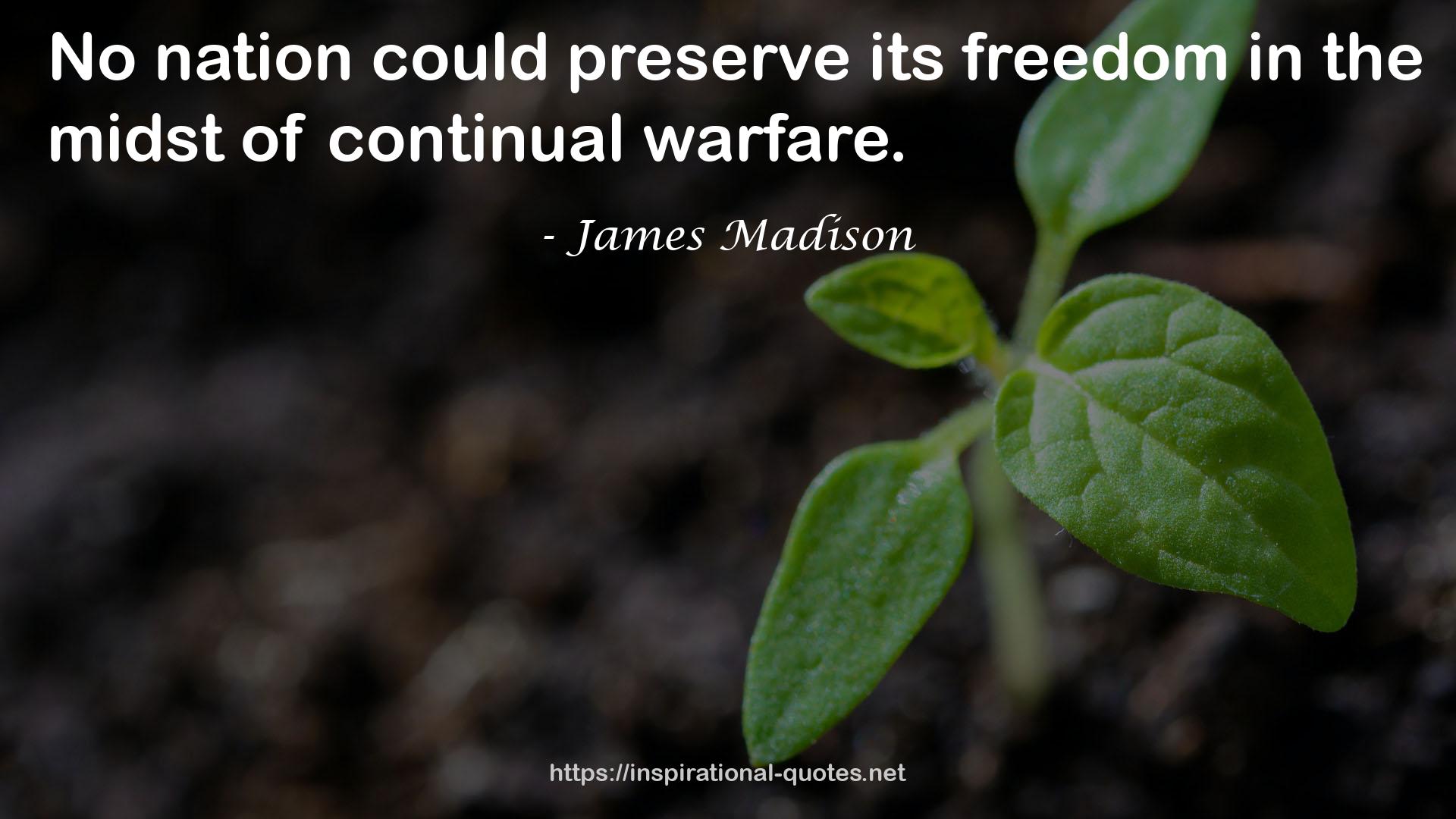 James Madison QUOTES