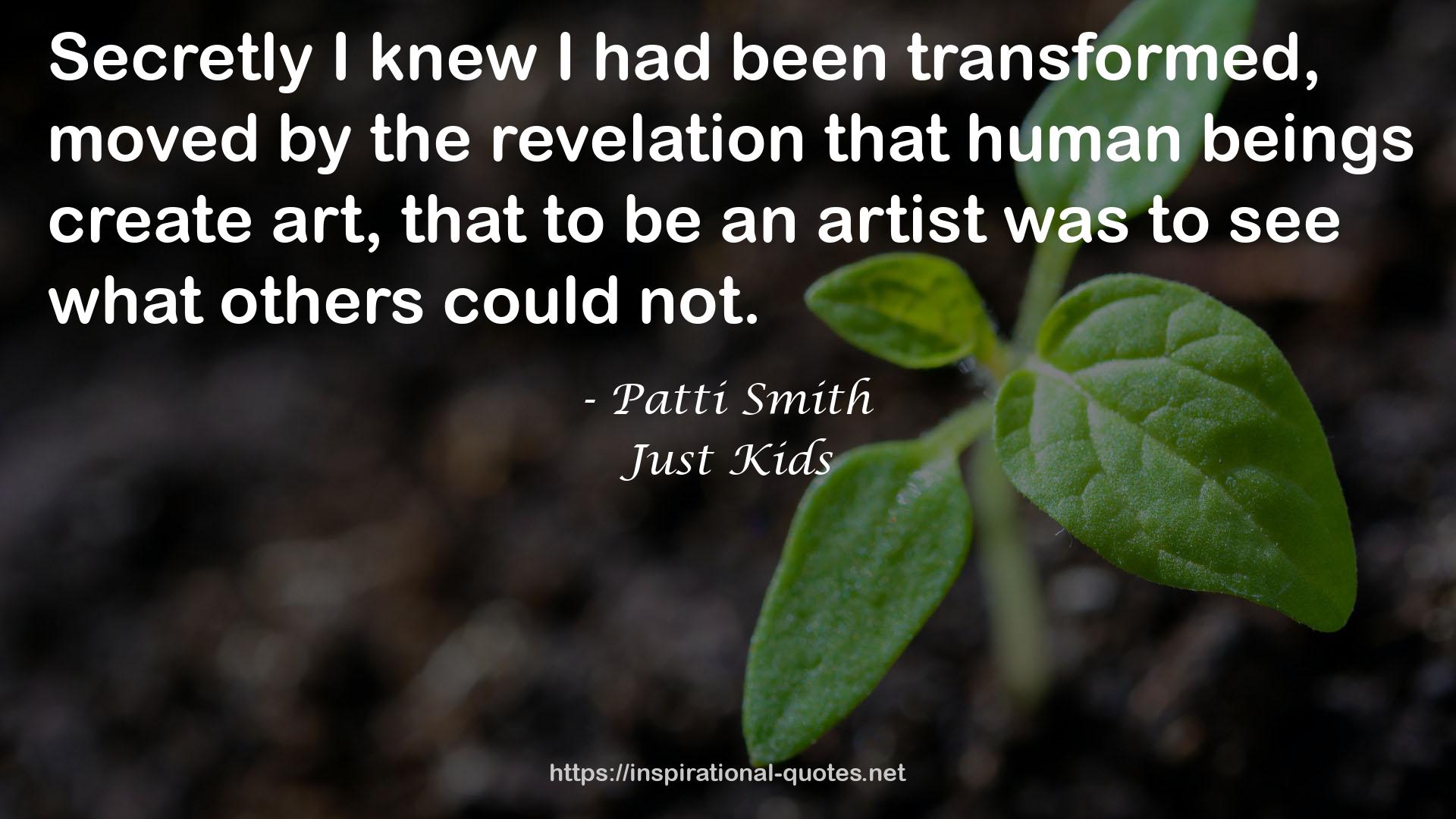 Patti Smith QUOTES