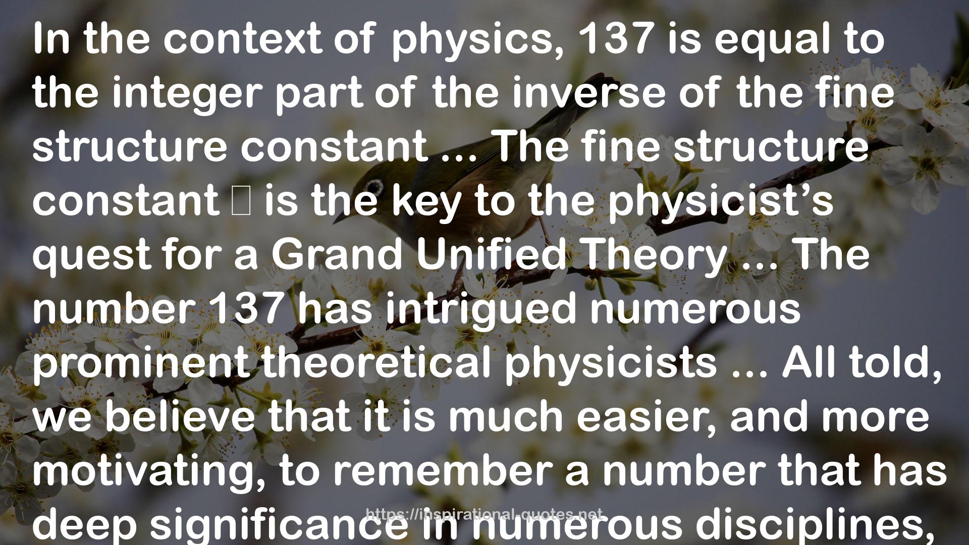 137Bohr  QUOTES