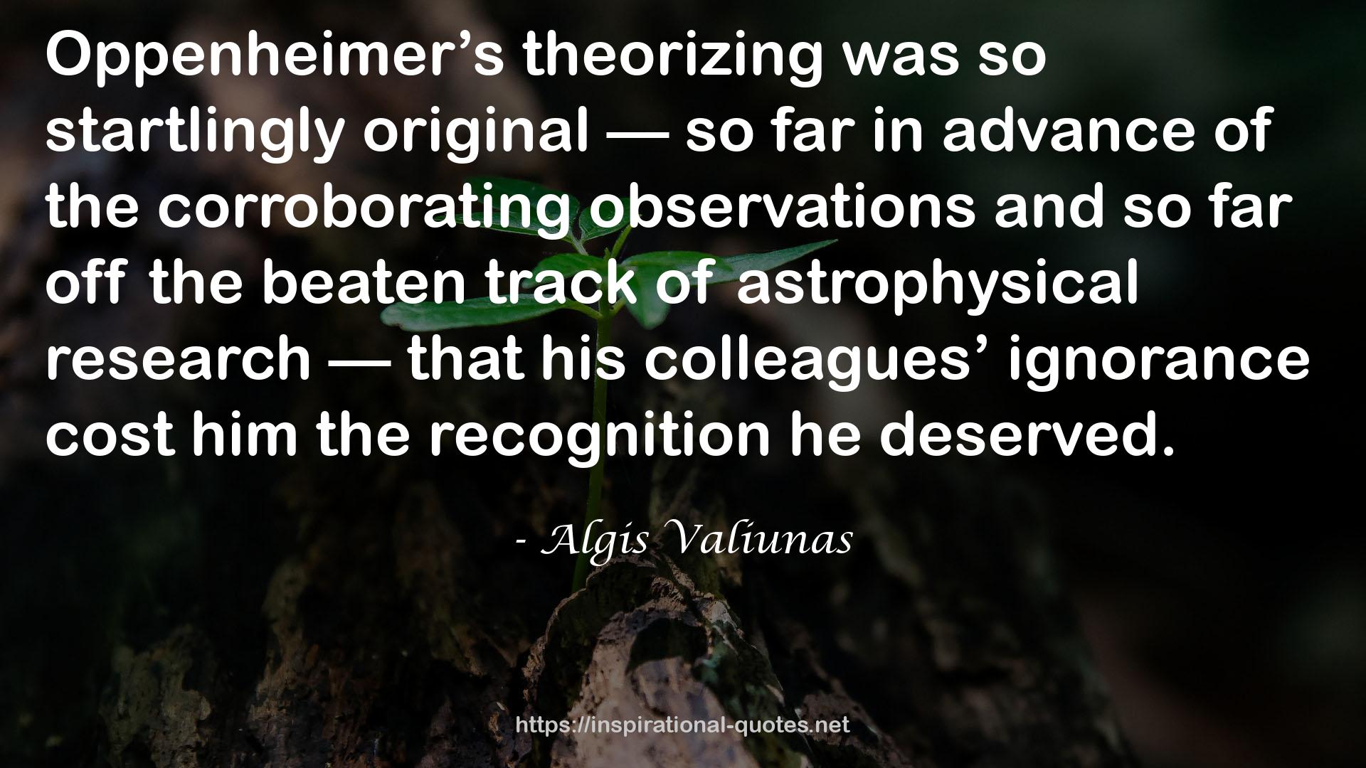 astrophysical research  QUOTES