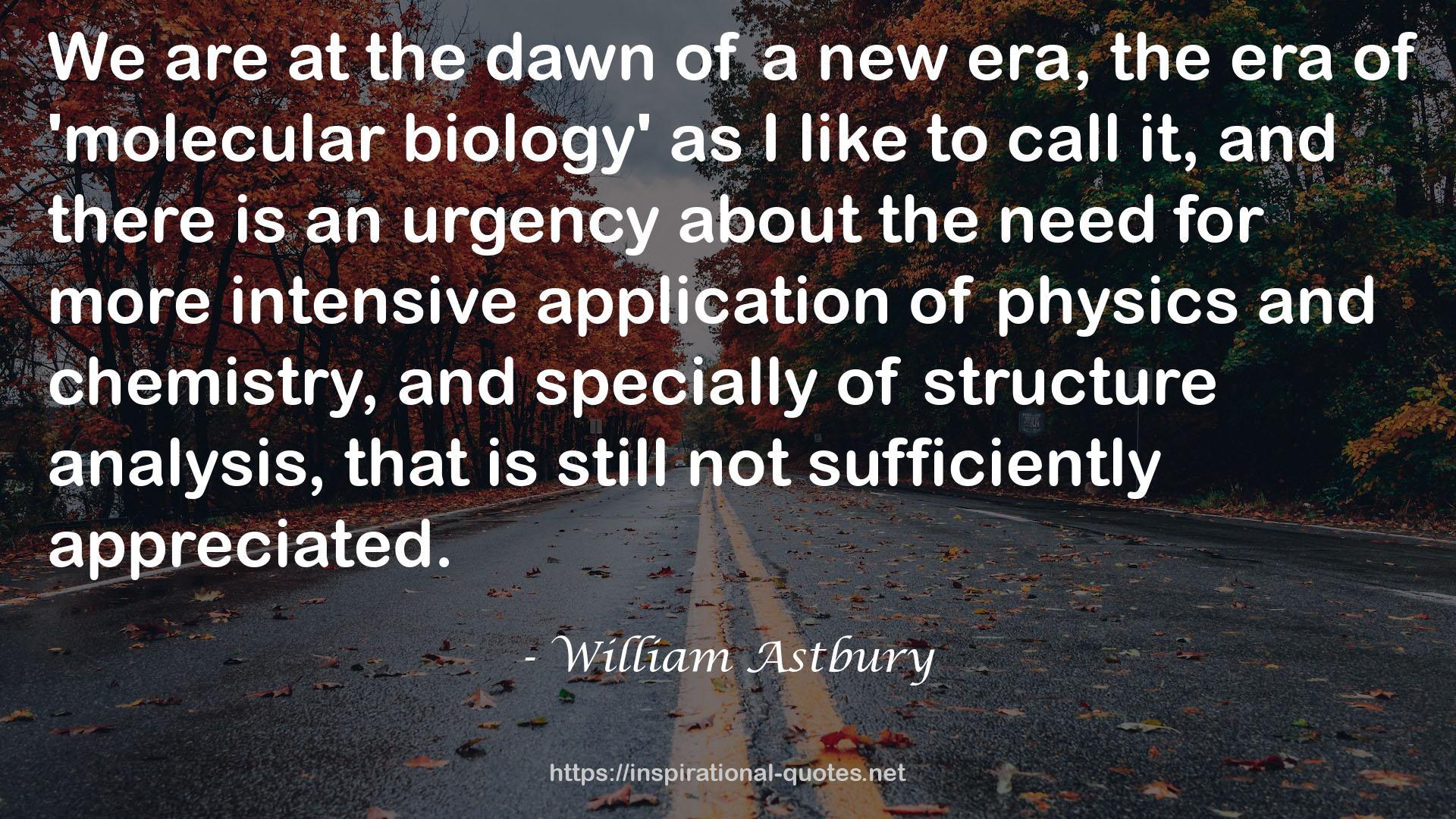 William Astbury QUOTES