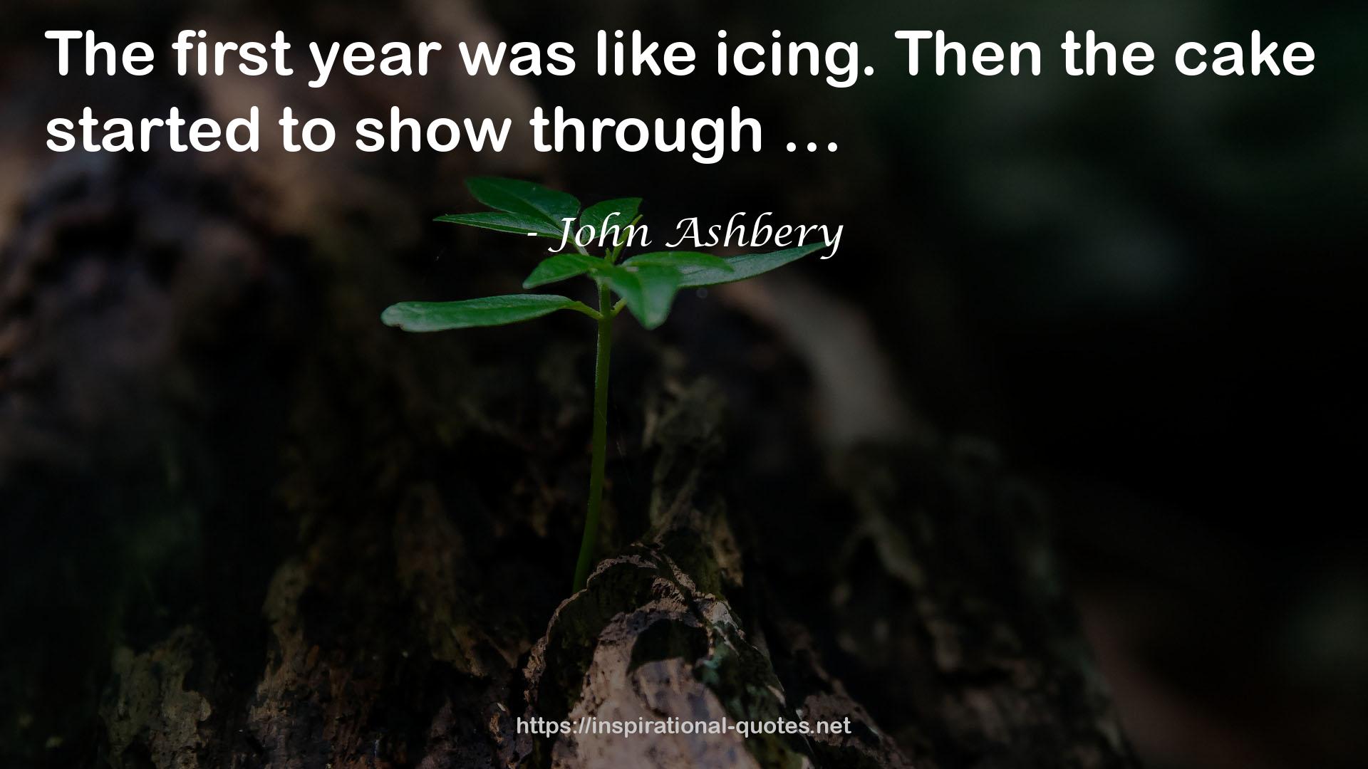 John Ashbery QUOTES