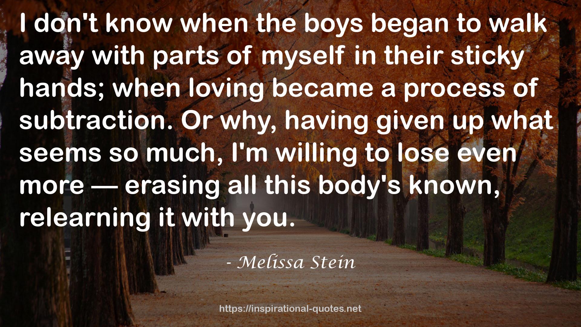 Melissa Stein QUOTES