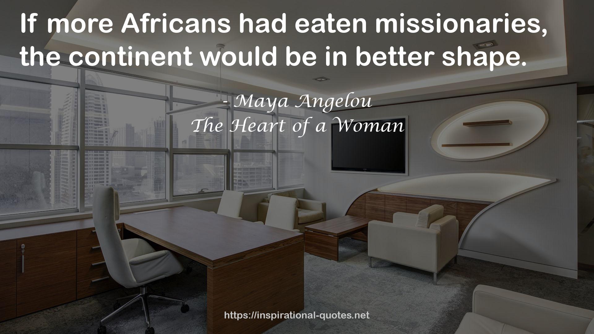 more Africans  QUOTES