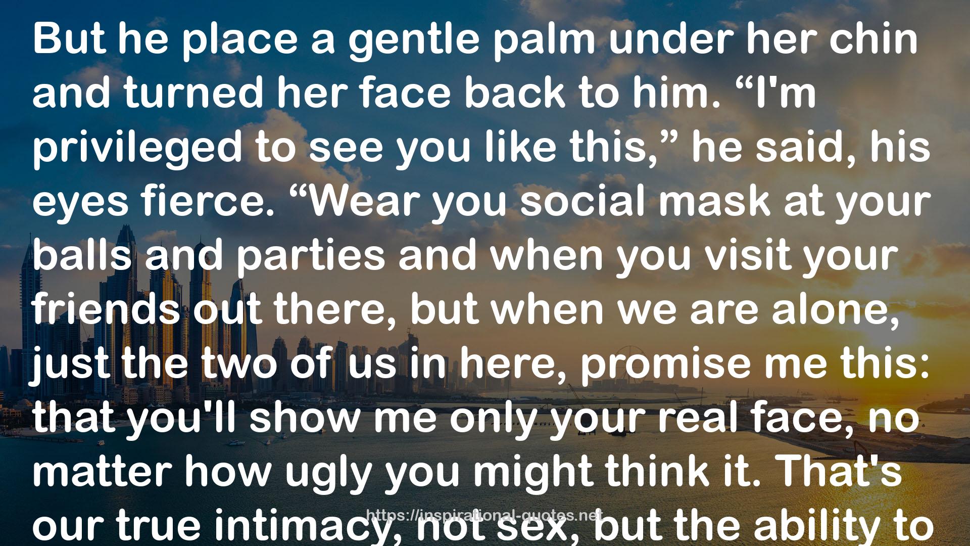 a gentle palm  QUOTES