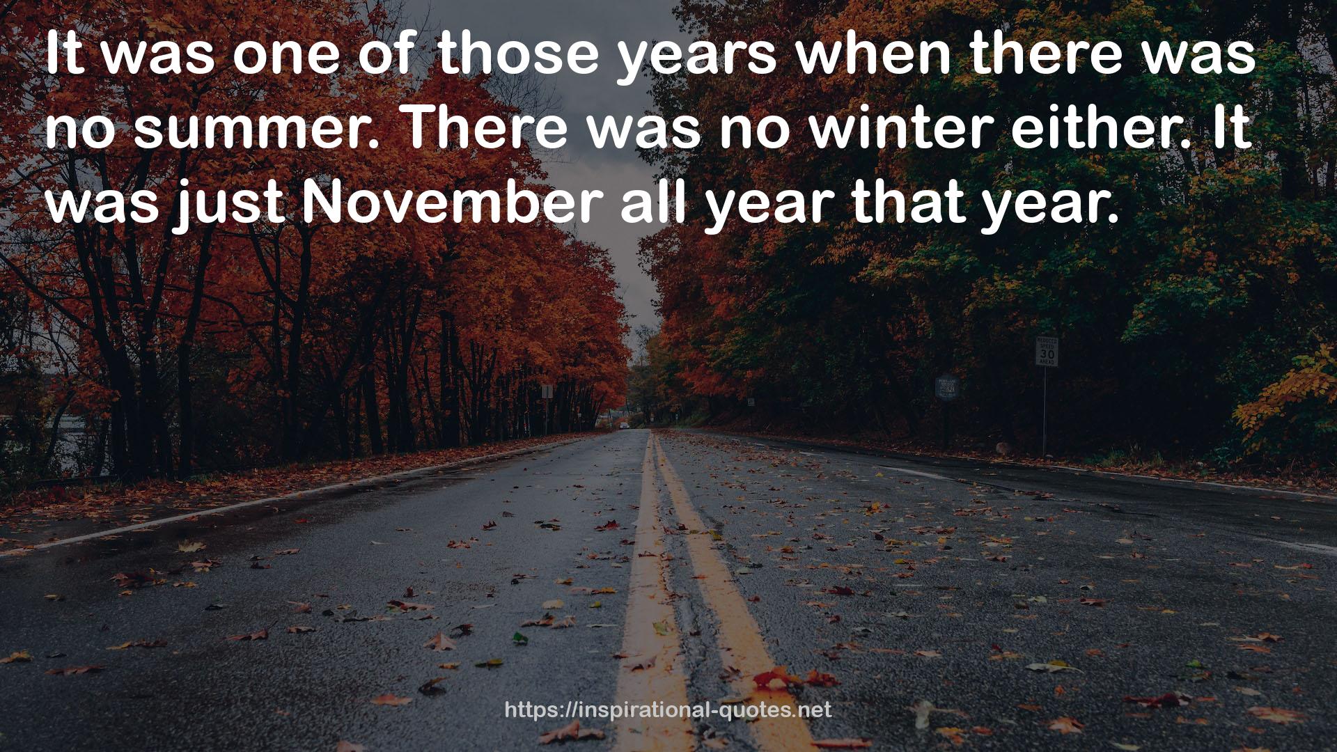 just November  QUOTES