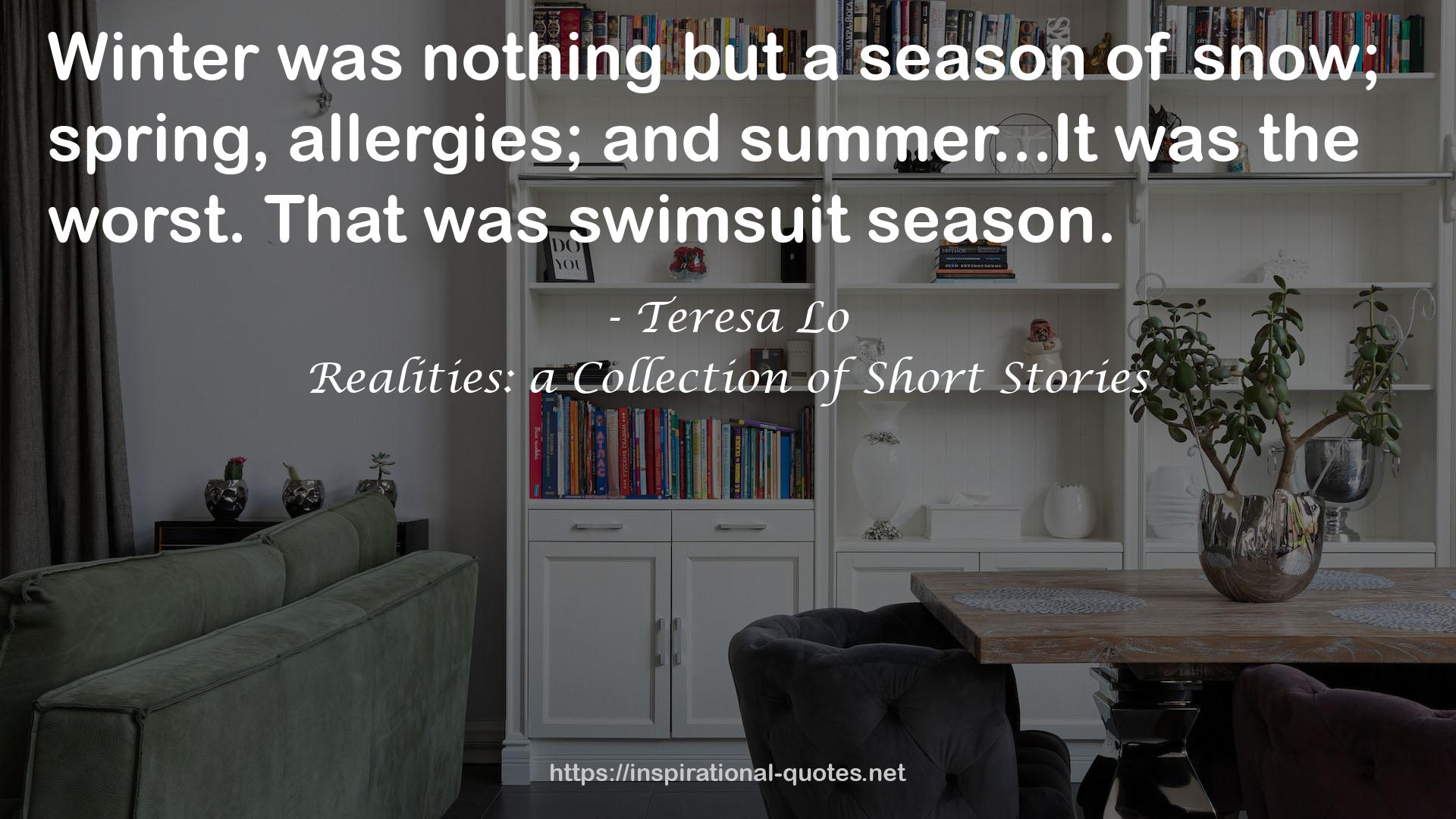 Realities: a Collection of Short Stories QUOTES