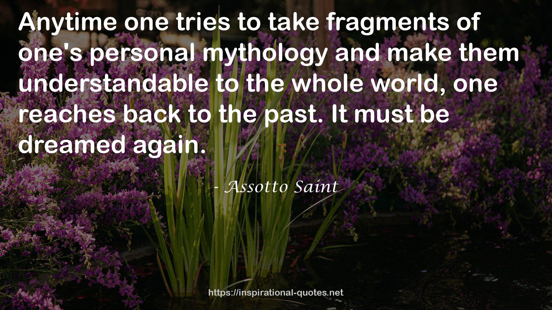 Assotto Saint QUOTES